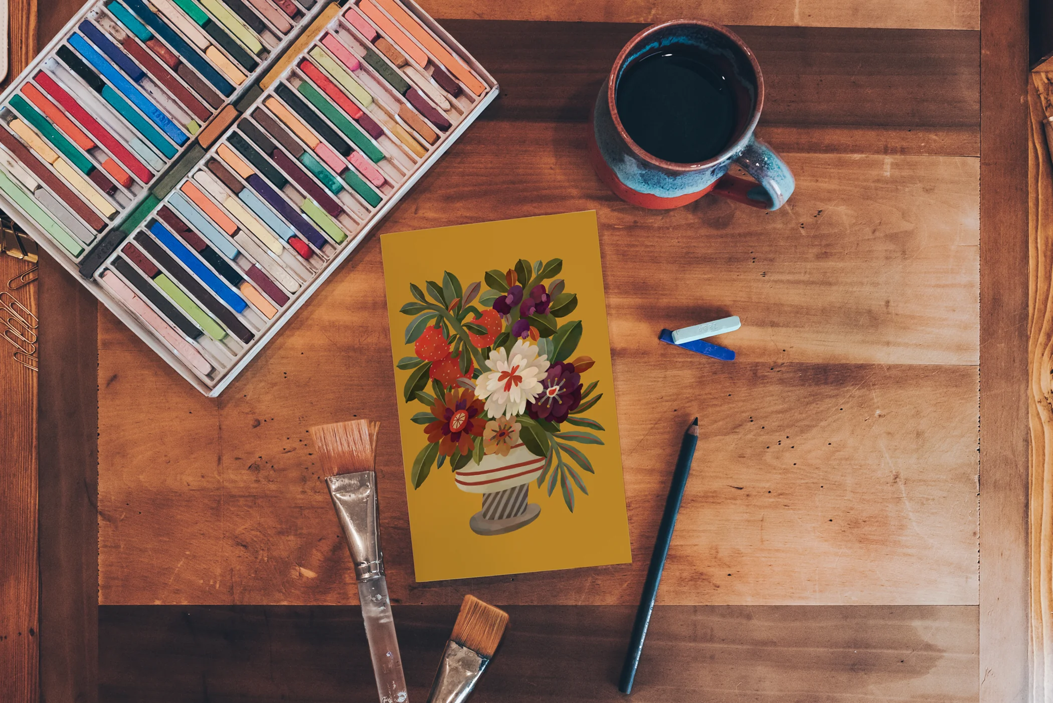 Autumnal Vase Classic Layflat Notebook - Image 3