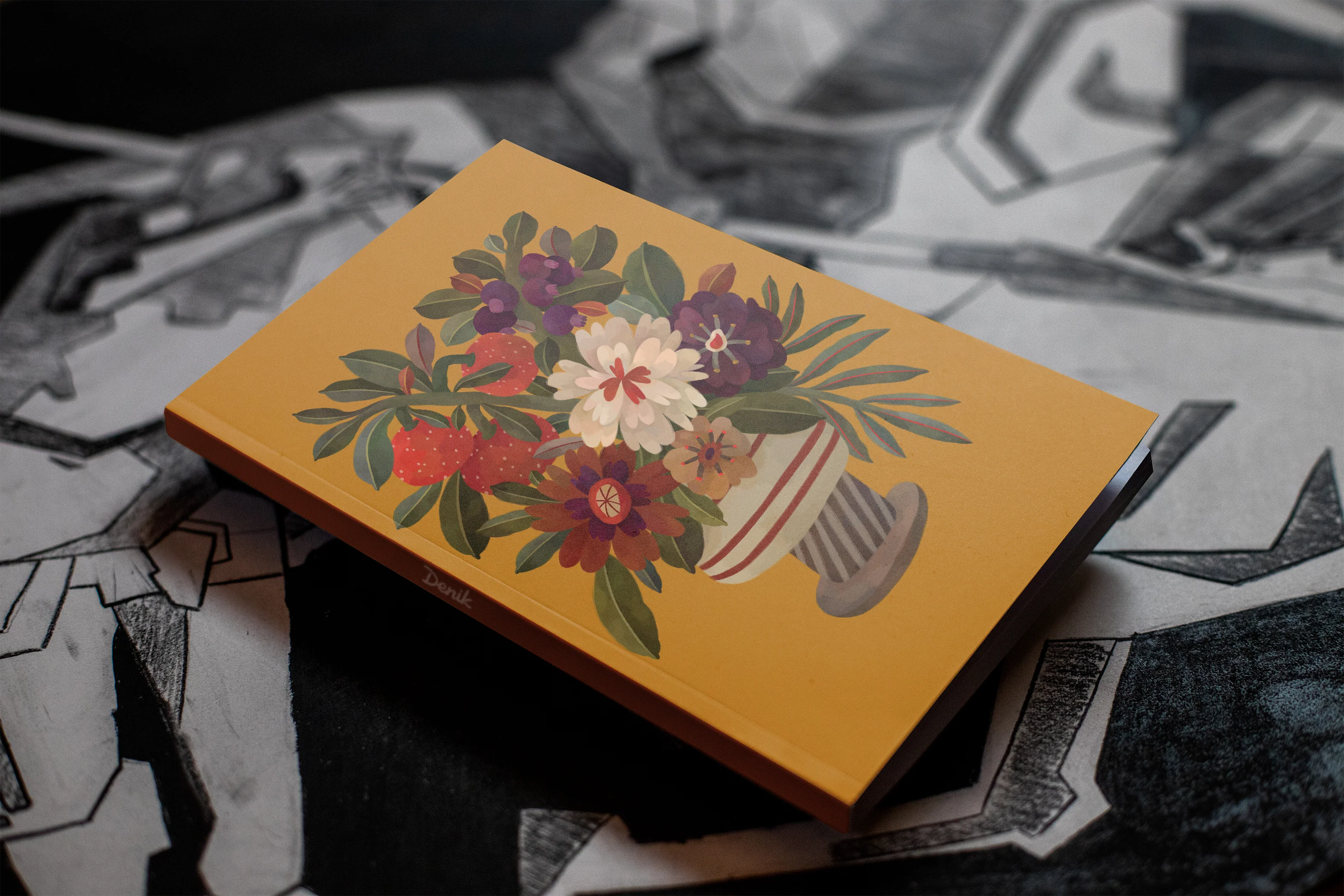 Autumnal Vase Classic Layflat Notebook - Image 4