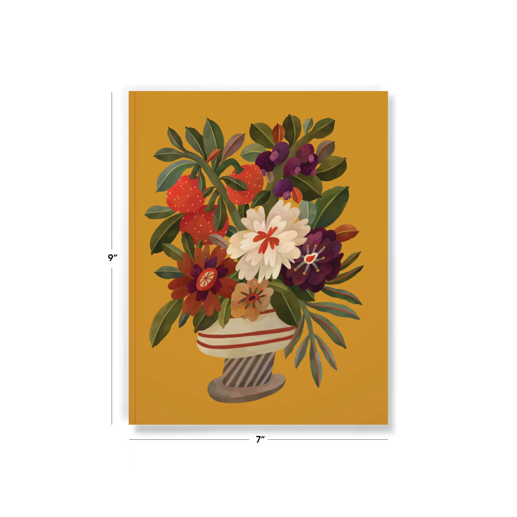 Autumnal Vase Medium Layflat Notebook - Image 5
