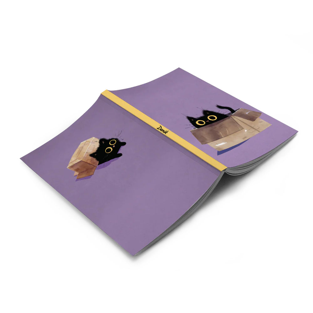 Black Cats Classic Layflat Notebook - Image 2