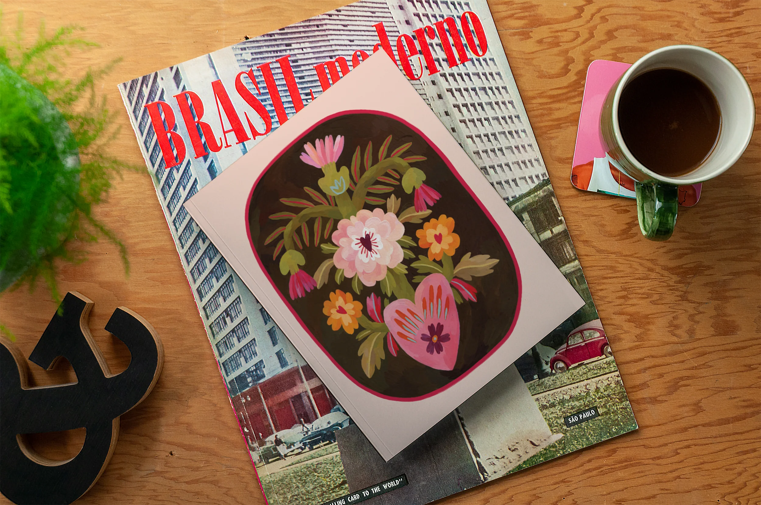 Blossoming Heart Medium Layflat Notebook - Image 3