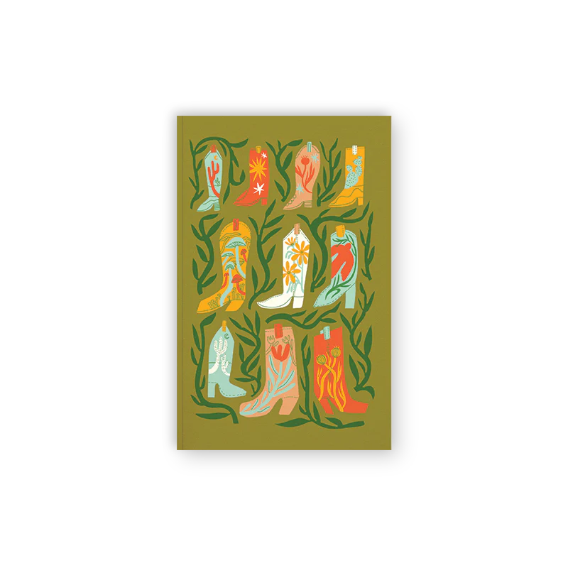 Botanical Boots Classic Layflat Notebook