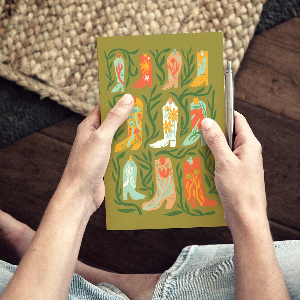 Botanical Boots Classic Layflat Notebook - Image 3