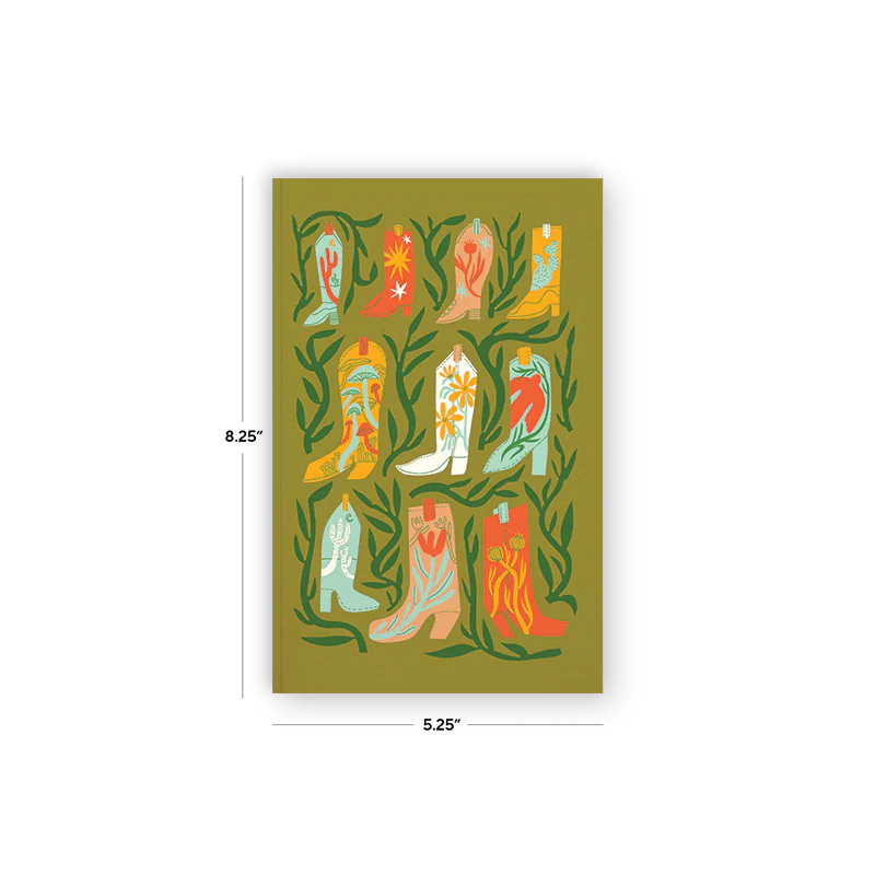 Botanical Boots Classic Layflat Notebook - Image 4