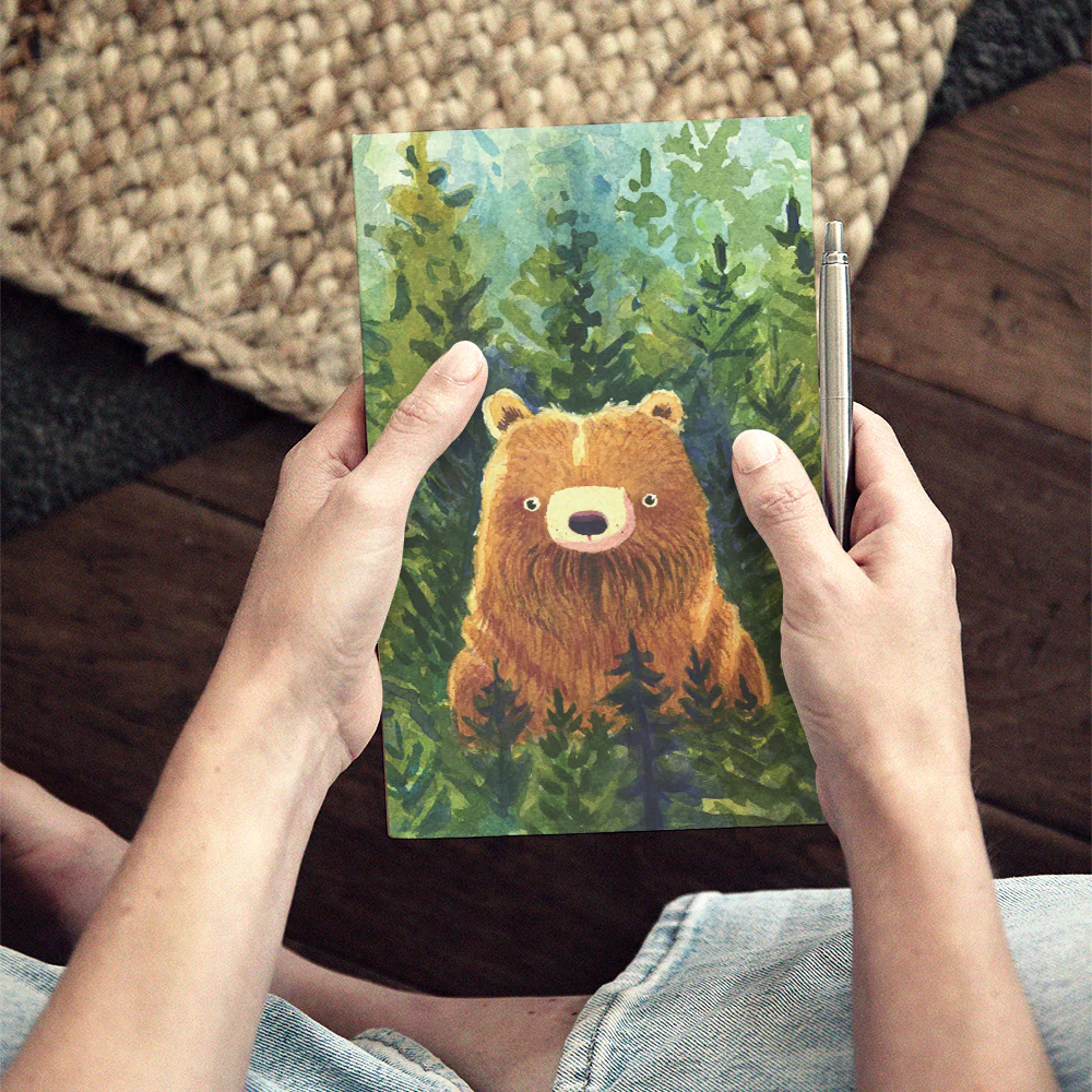 Brown Bear Classic Layflat Notebook - Image 3