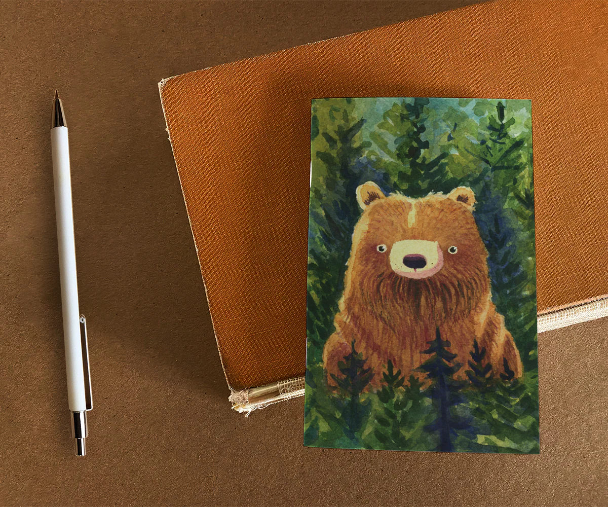 Brown Bear Pocket Notebook - Image 4