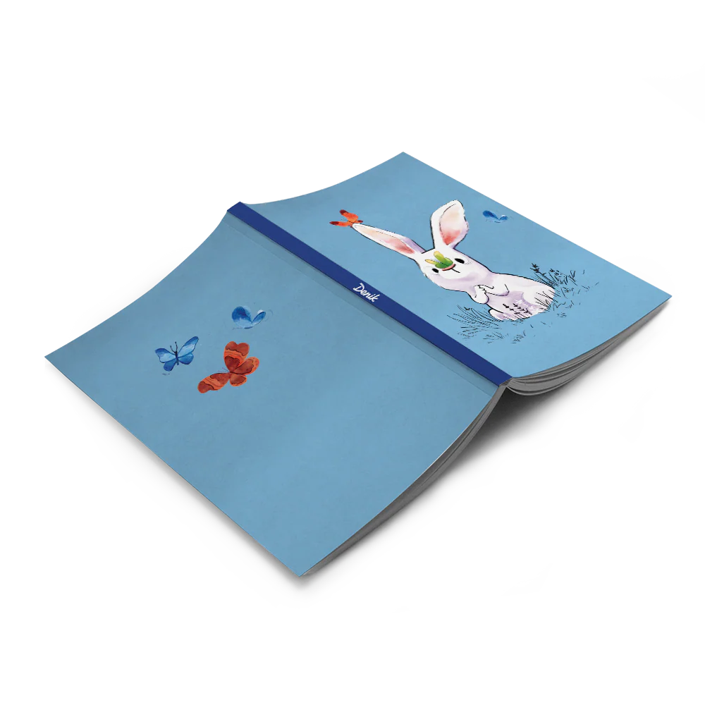 Bunny & Butterflies Classic Layflat Notebook - Image 2