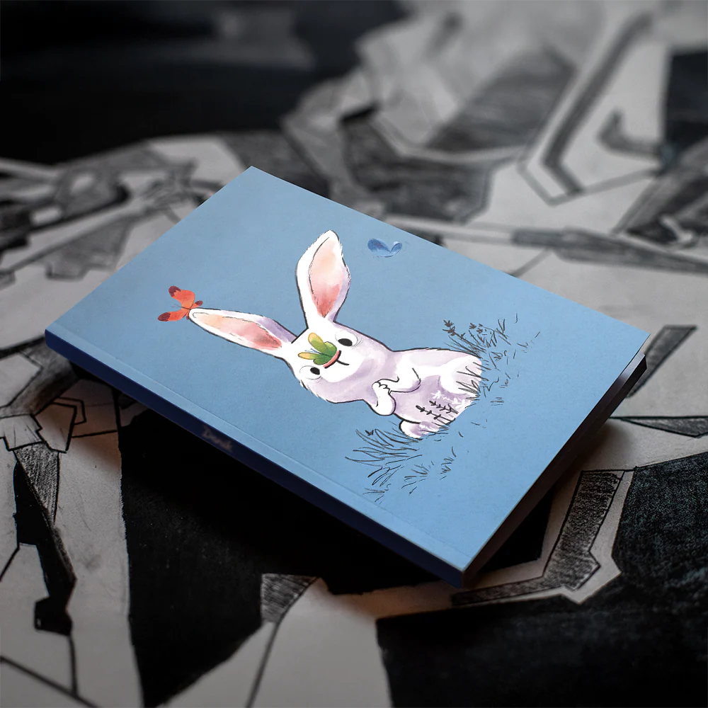 Bunny & Butterflies Classic Layflat Notebook - Image 3