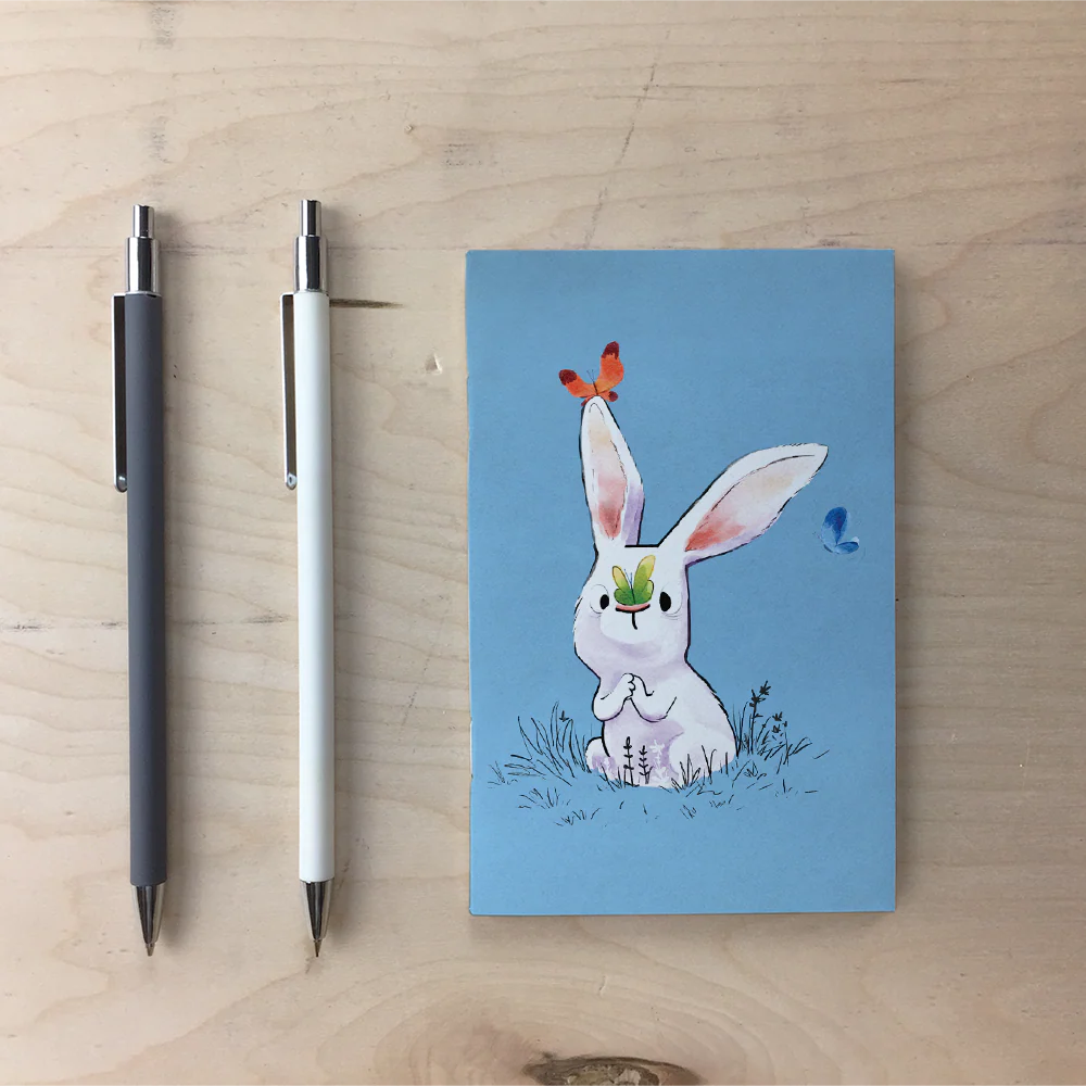 Bunny & Butterflies Pocket Notebook - Image 3