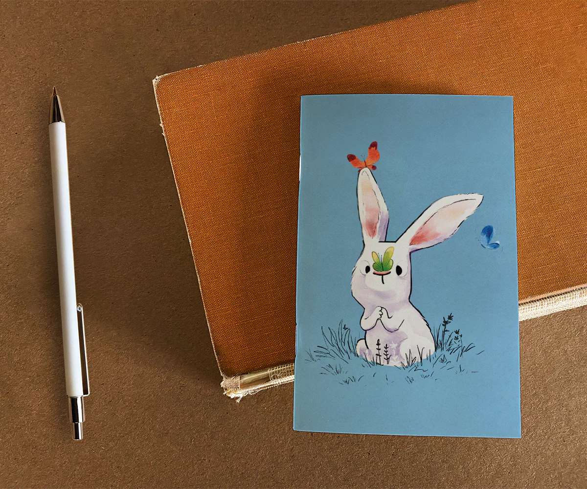 Bunny & Butterflies Pocket Notebook - Image 4
