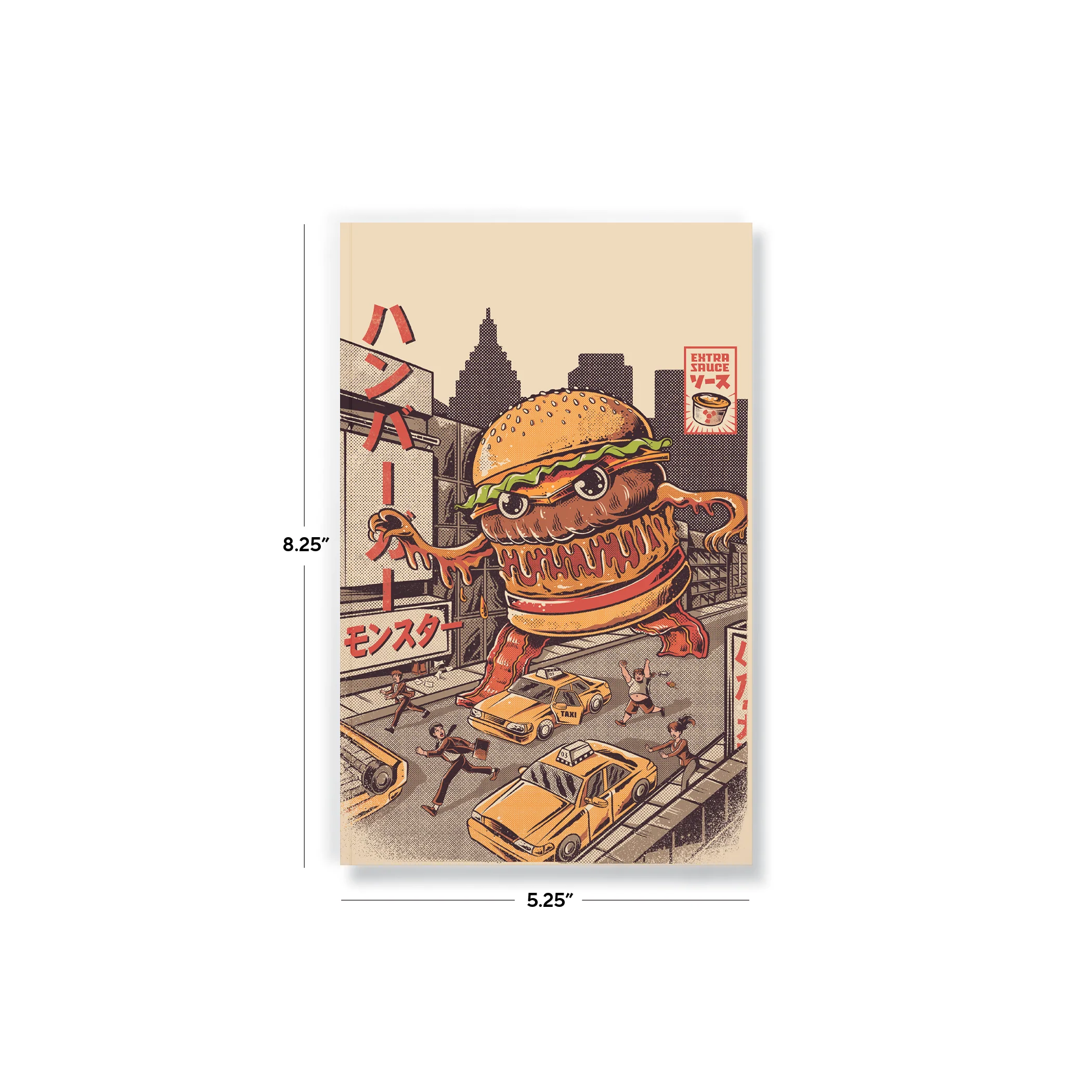 Burgerzilla Classic Layflat Notebook - Image 4