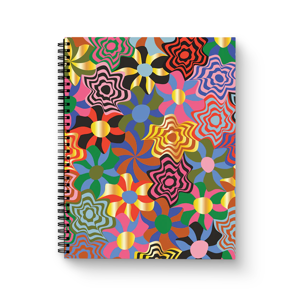 Candytuft Medium Wire-O Spiral Notebook