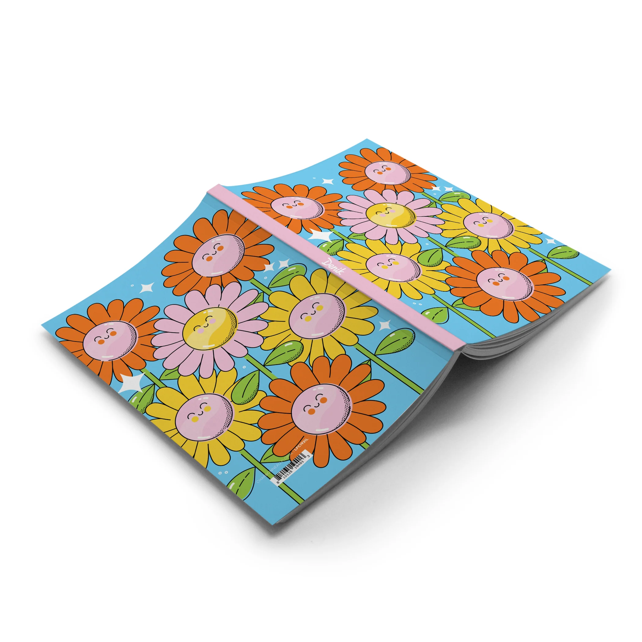 Charbonneau Floral Classic Layflat Notebook - Image 2