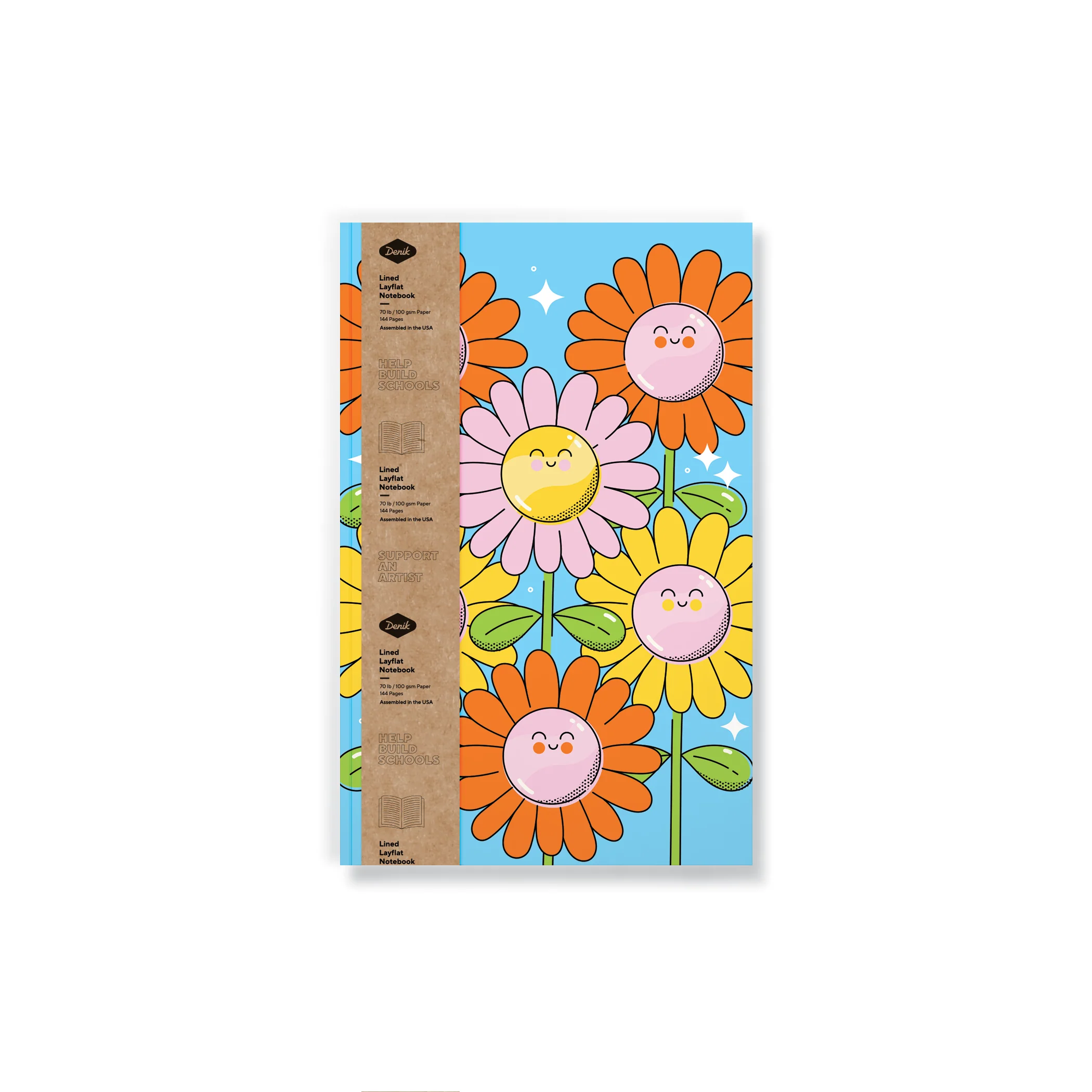 Charbonneau Floral Classic Layflat Notebook - Image 4