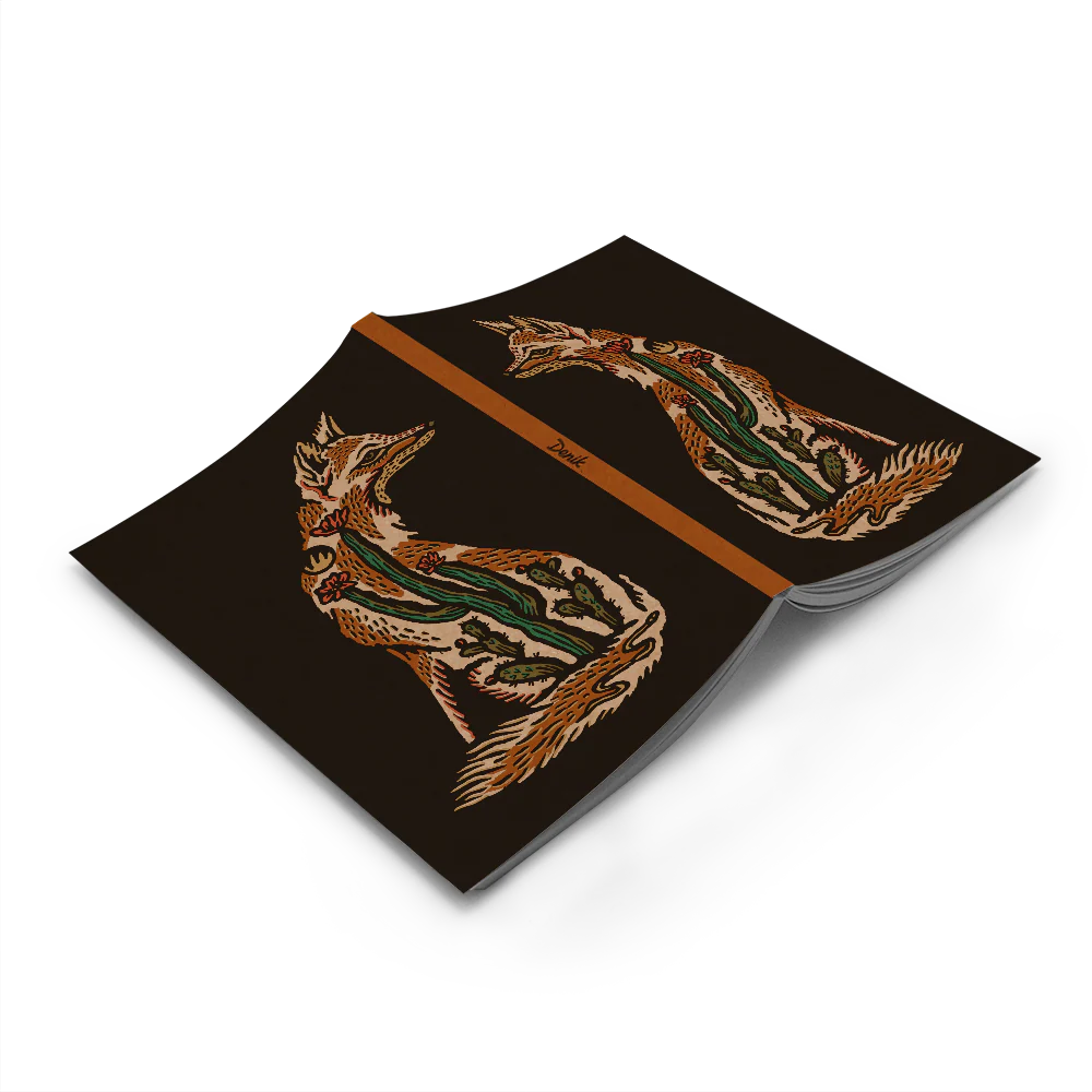 Coyote Mirage Kraft Layflat Notebook - Image 2