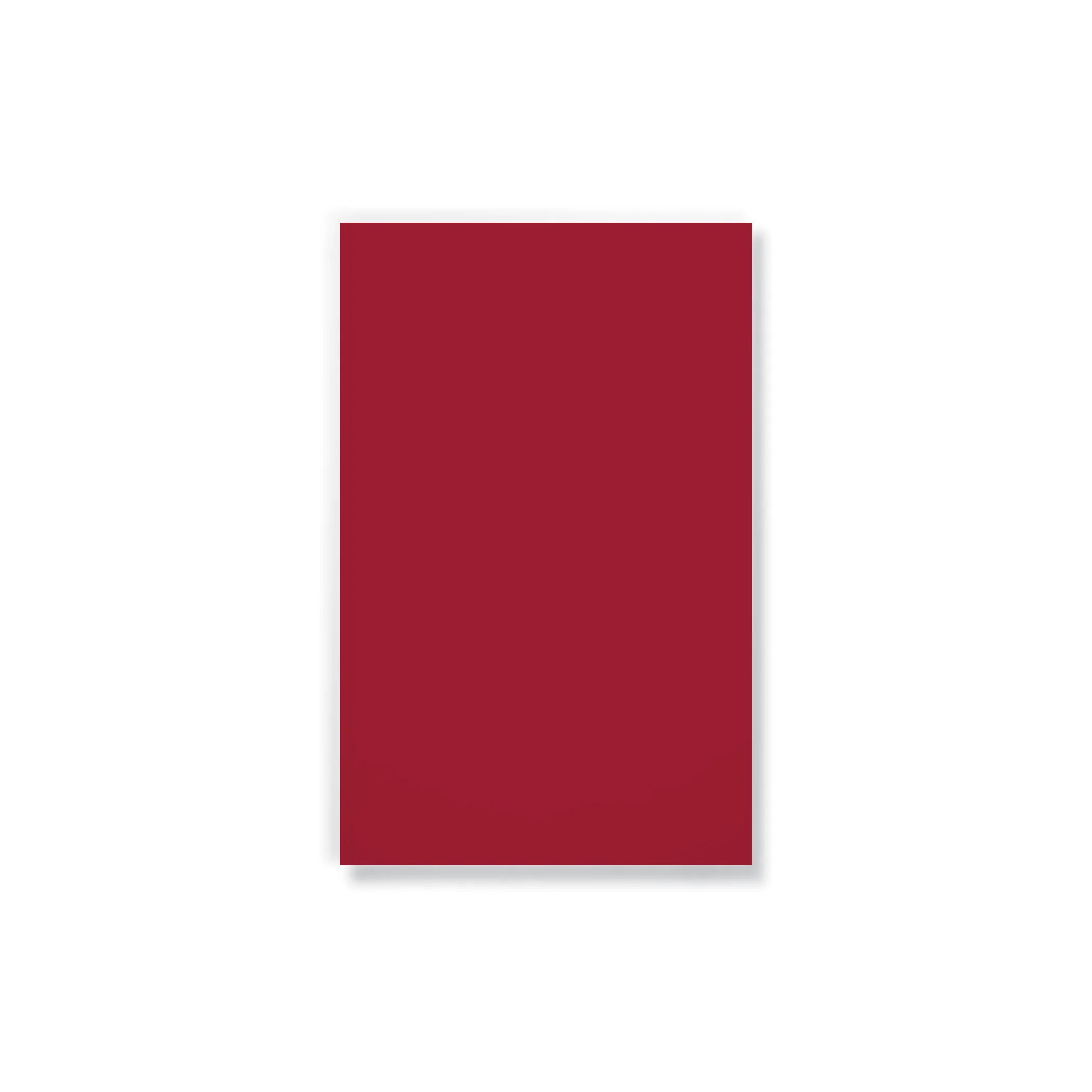 Crimson Layflat Notebook