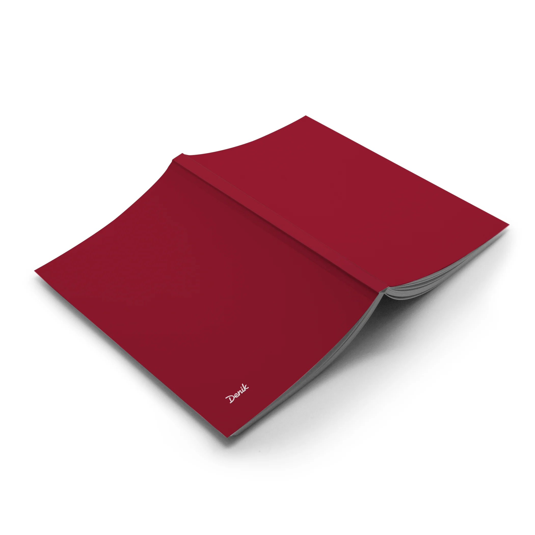 Crimson Layflat Notebook - Image 2