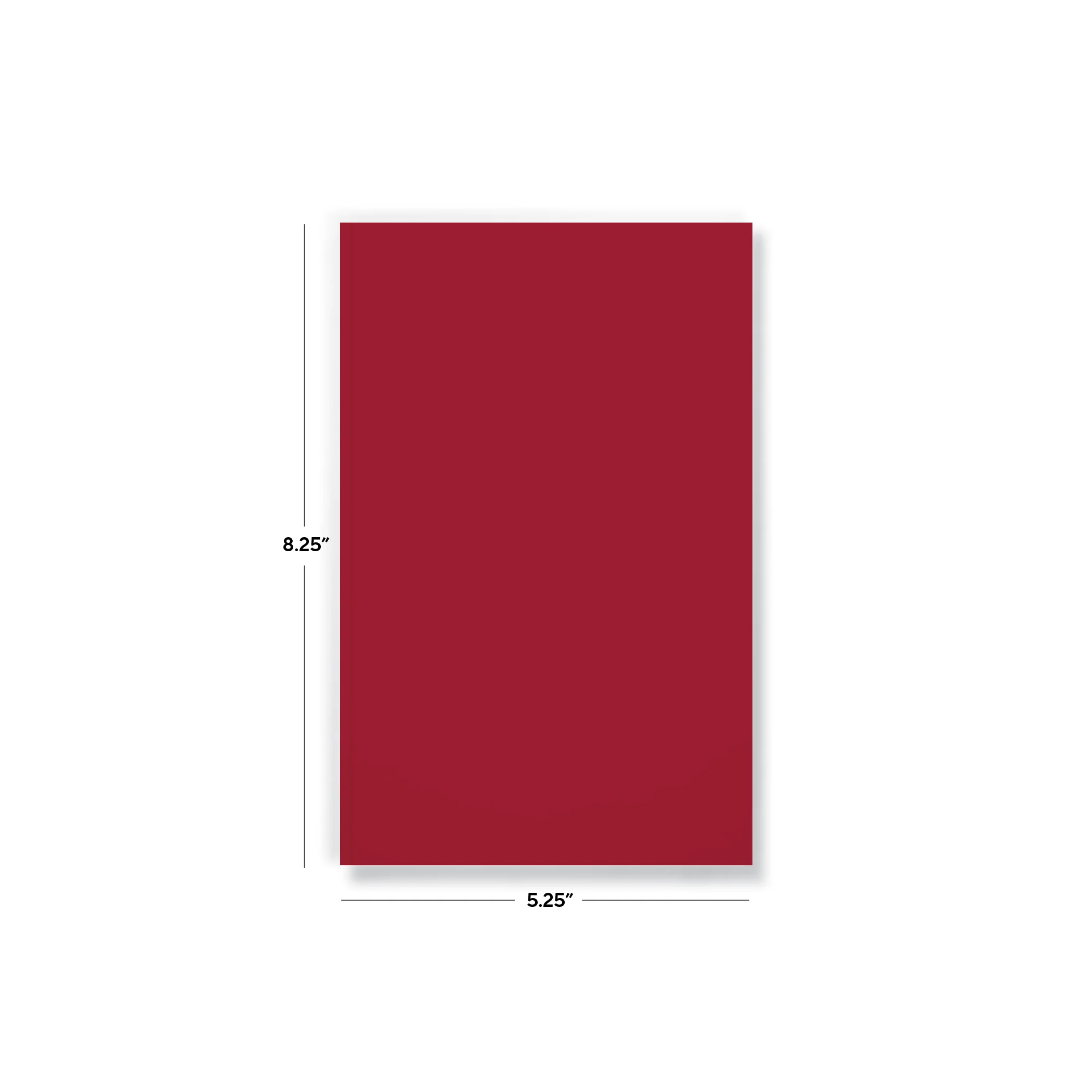 Crimson Layflat Notebook - Image 3
