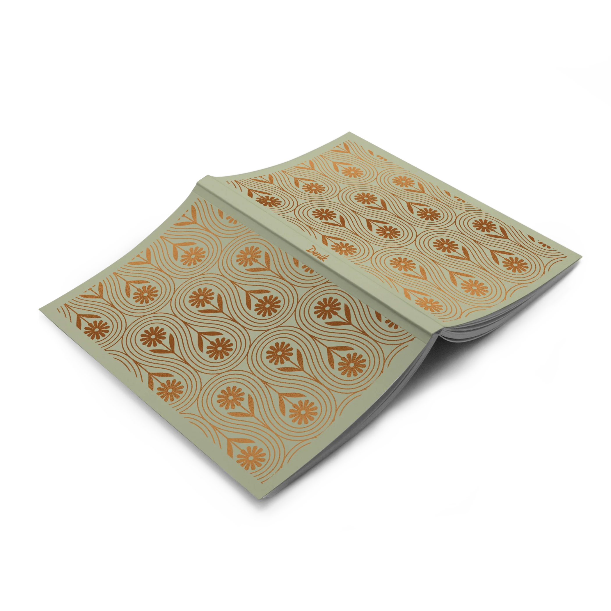 Daisy Chain Copper Foil Classic Layflat Notebook - Image 2