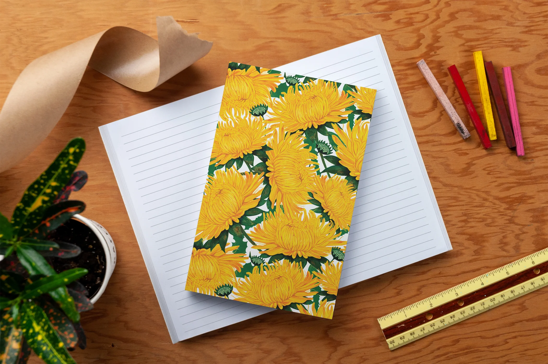 Dandelions Classic Layflat Notebook - Image 4