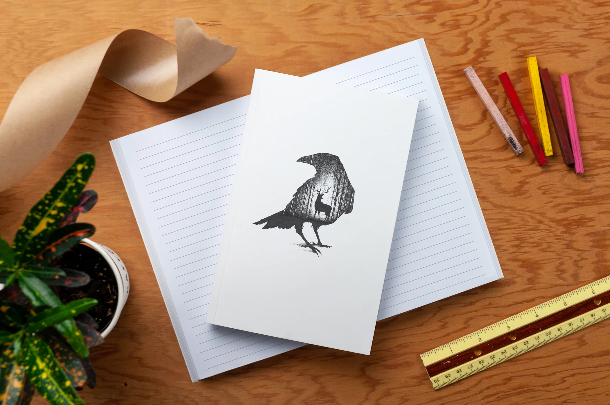 Deer & Raven Notebook - Image 4
