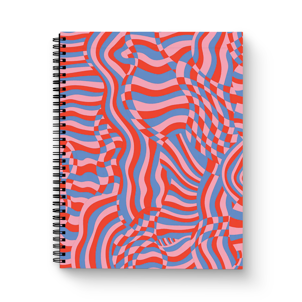 Ebb & Flow Large Wire-O Notebook