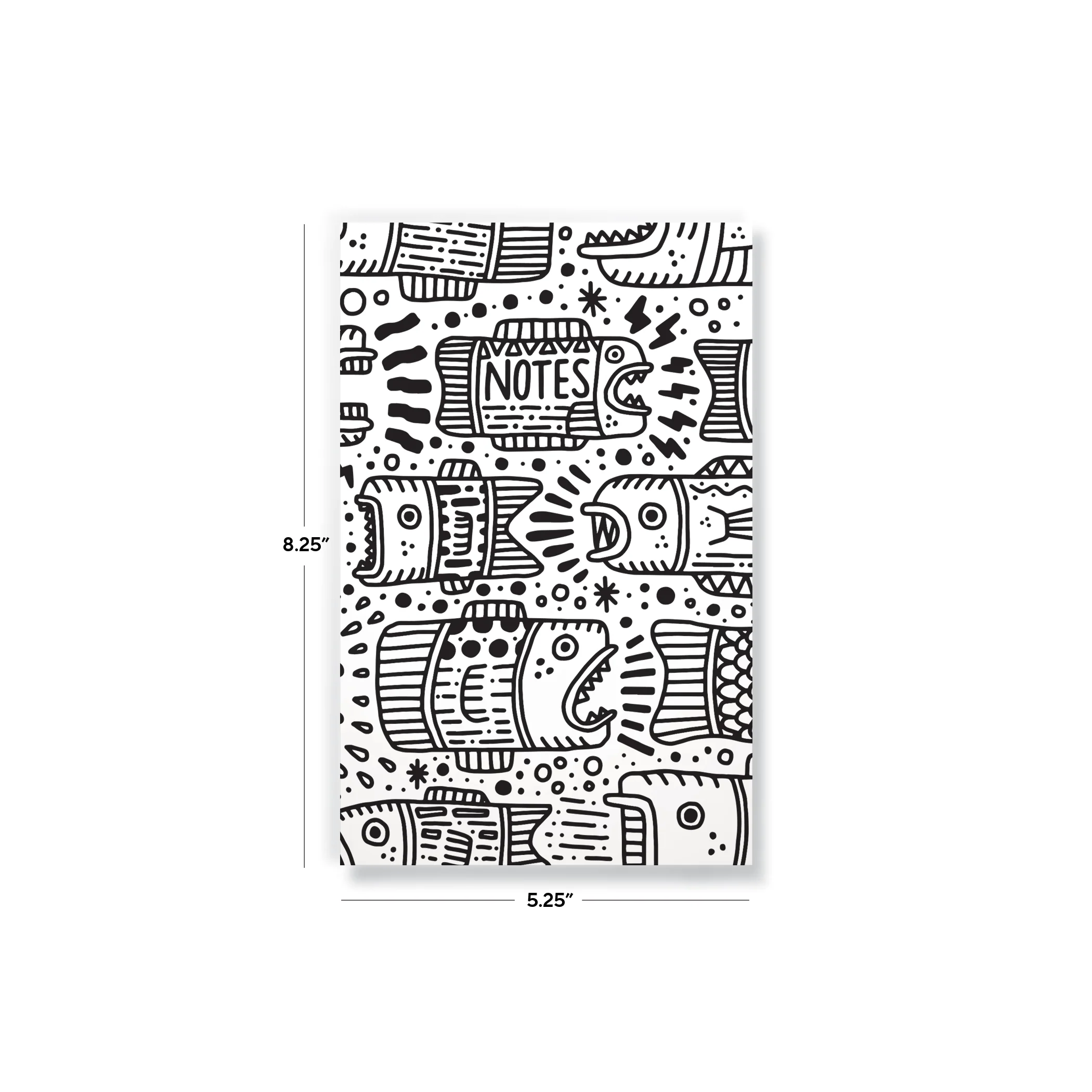 Fish Outlines Classic Layflat Notebook - Image 3