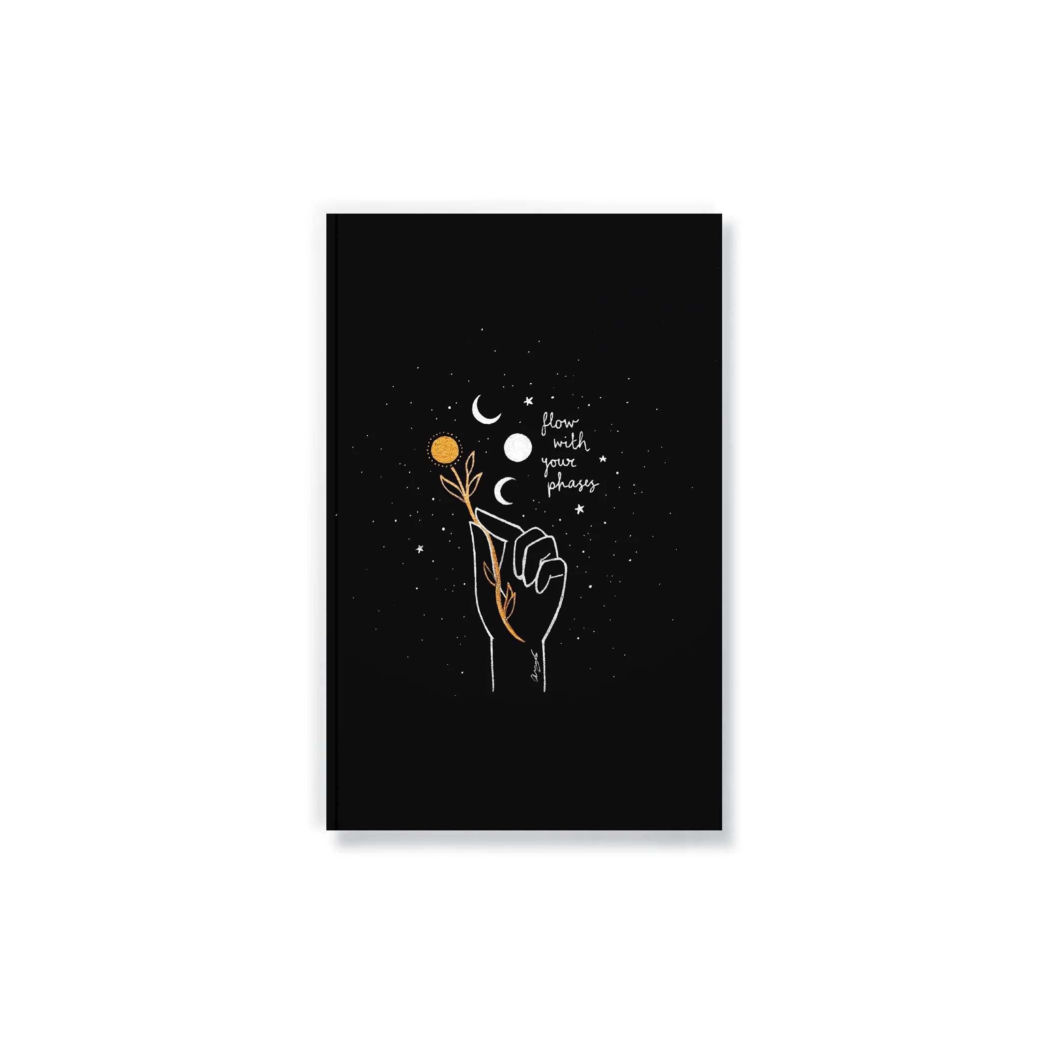 Flow With Your Phases Layflat Classic Notebook