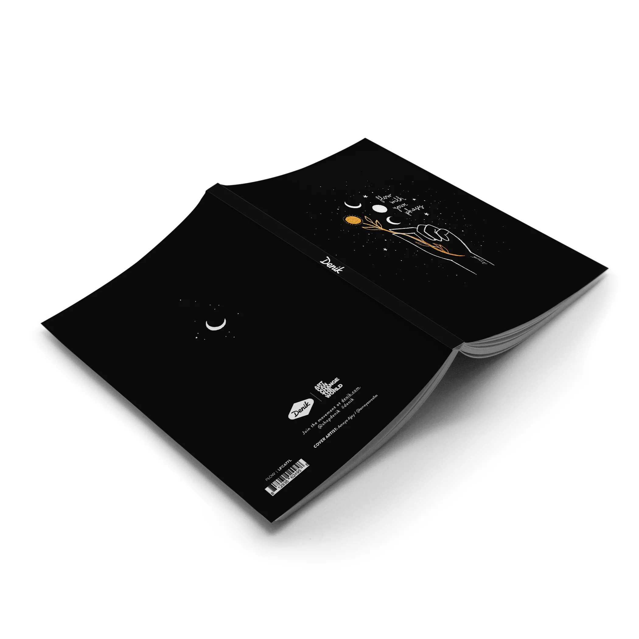 Flow With Your Phases Layflat Classic Notebook - Image 2