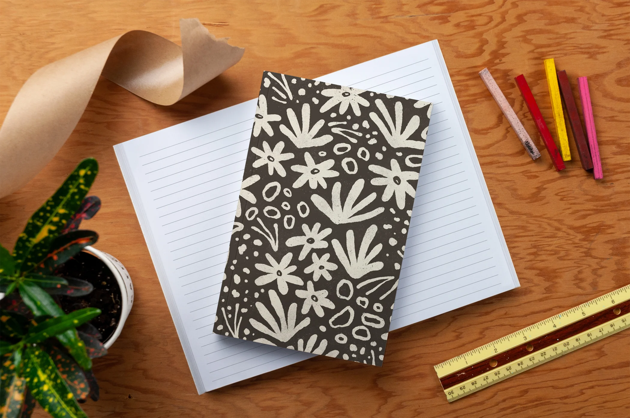 Flowers Classic Layflat Notebook - Image 4