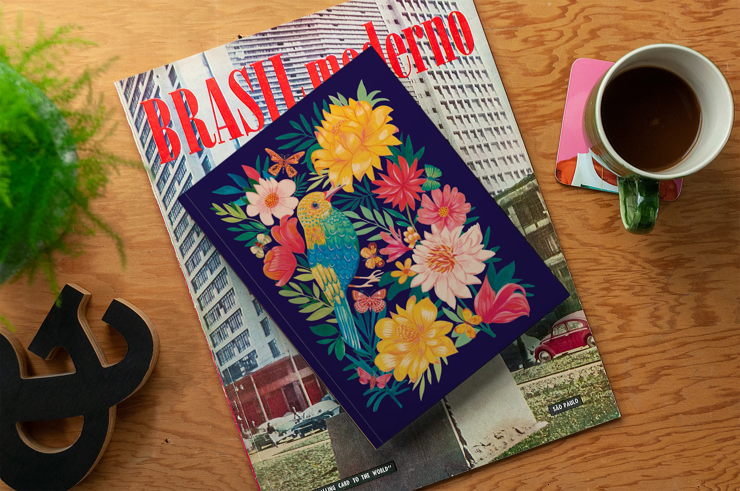 Garden of Wings Medium Layflat Notebook - Image 3