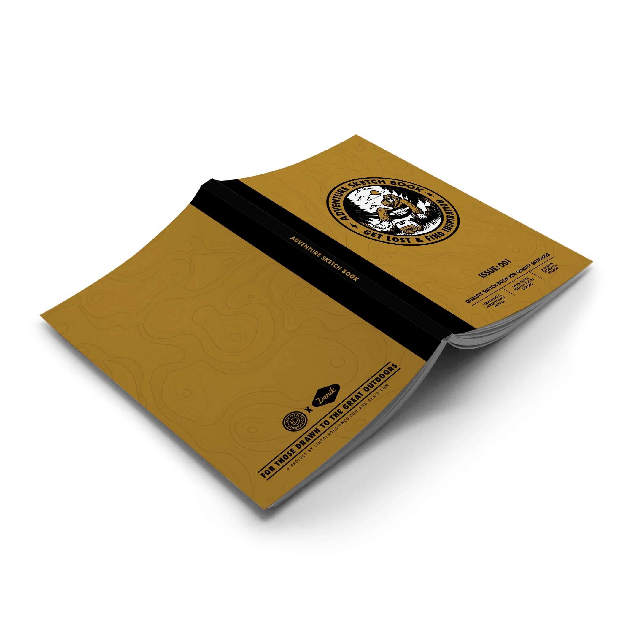 Get Lost & Find Inspiration Classic Layflat Notebook - Image 2