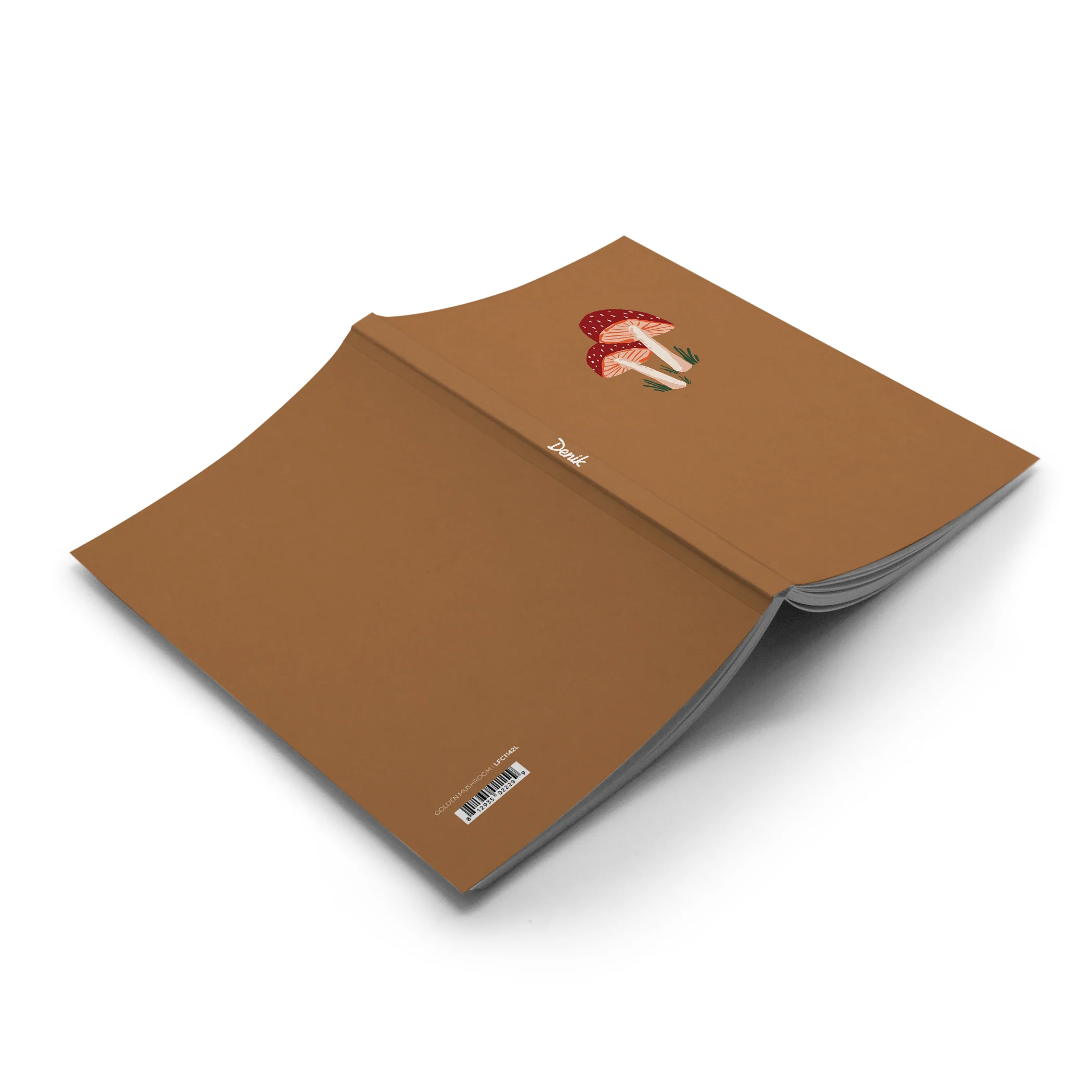 Golden Mushrooms Classic Layflat Notebook - Image 2