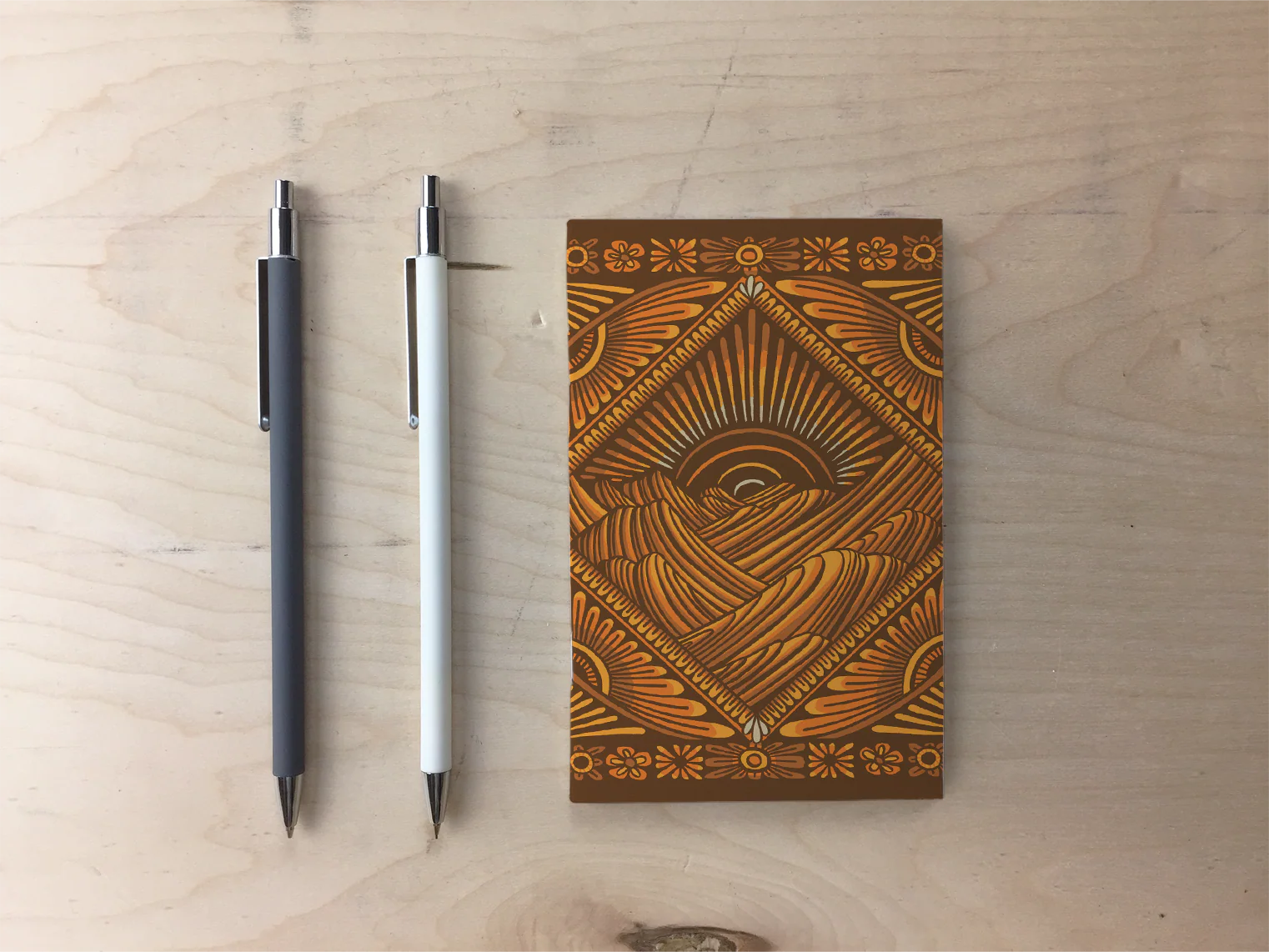 Golden Peaks Pocket Notebook - Image 3