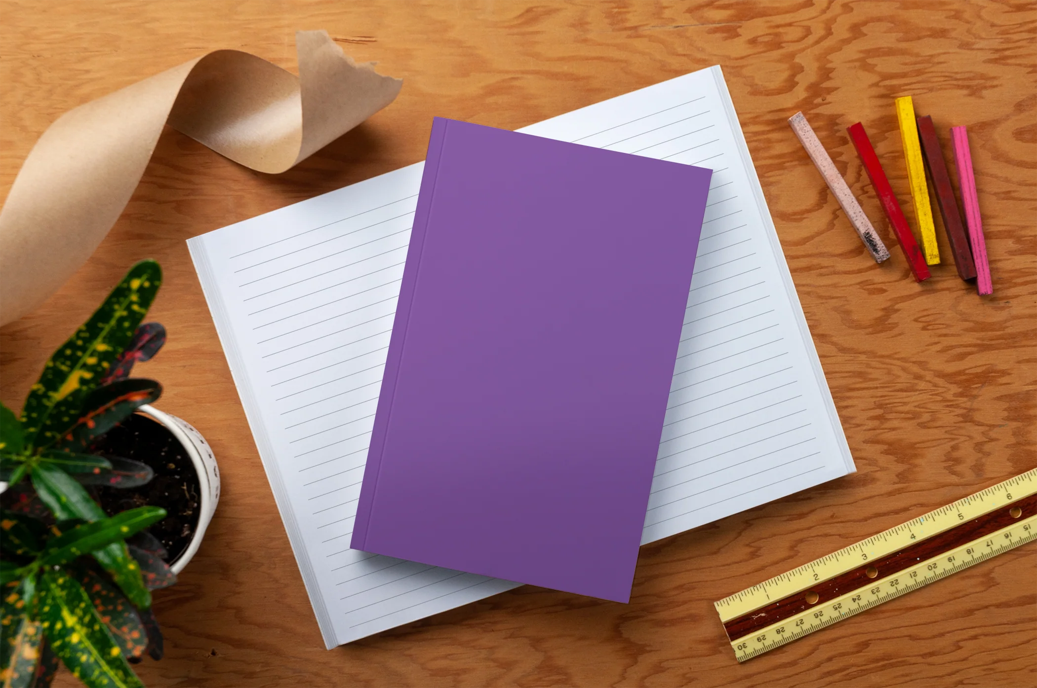 Grape Layflat Notebook - Image 4