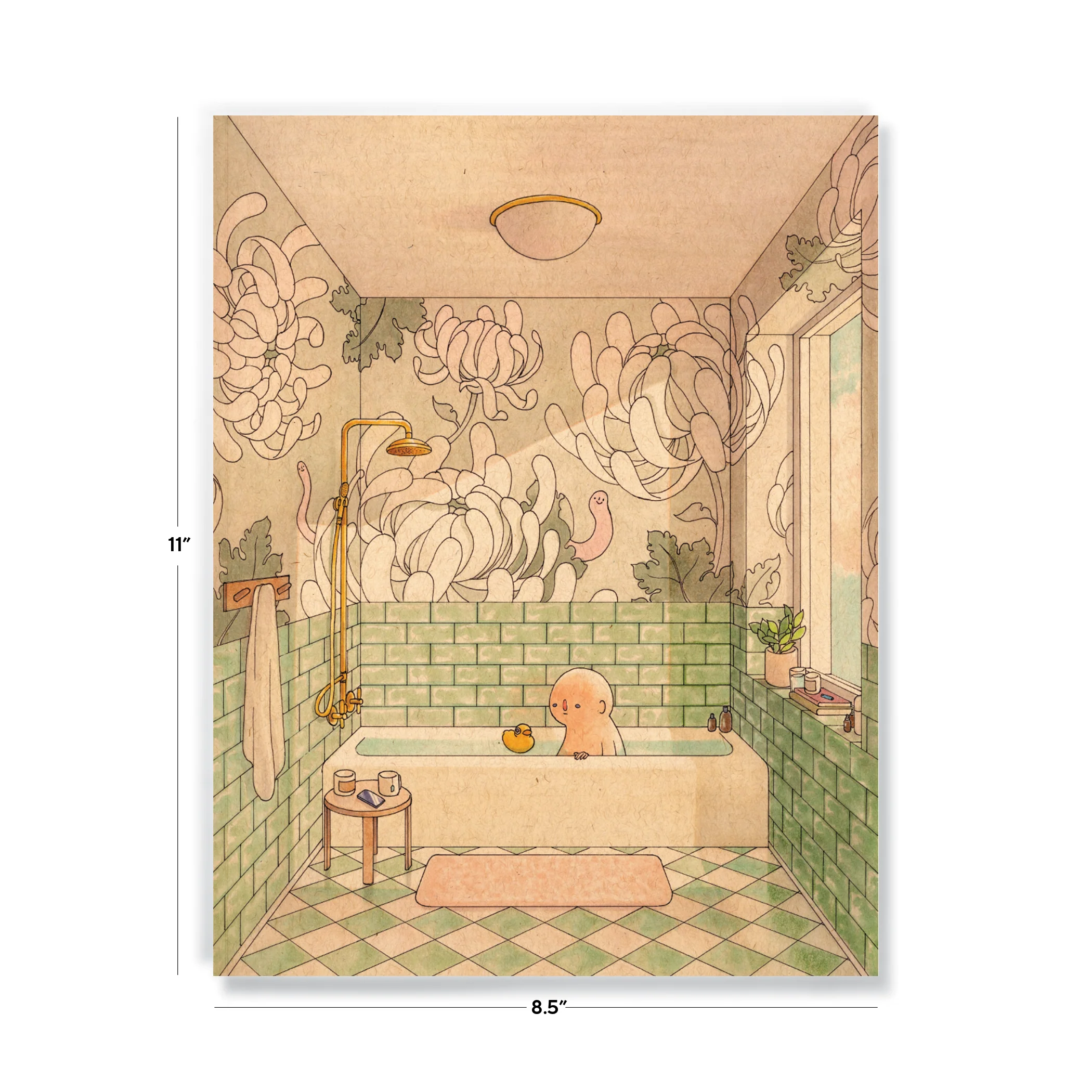 Green Bath Large Layflat Notebook - Image 3