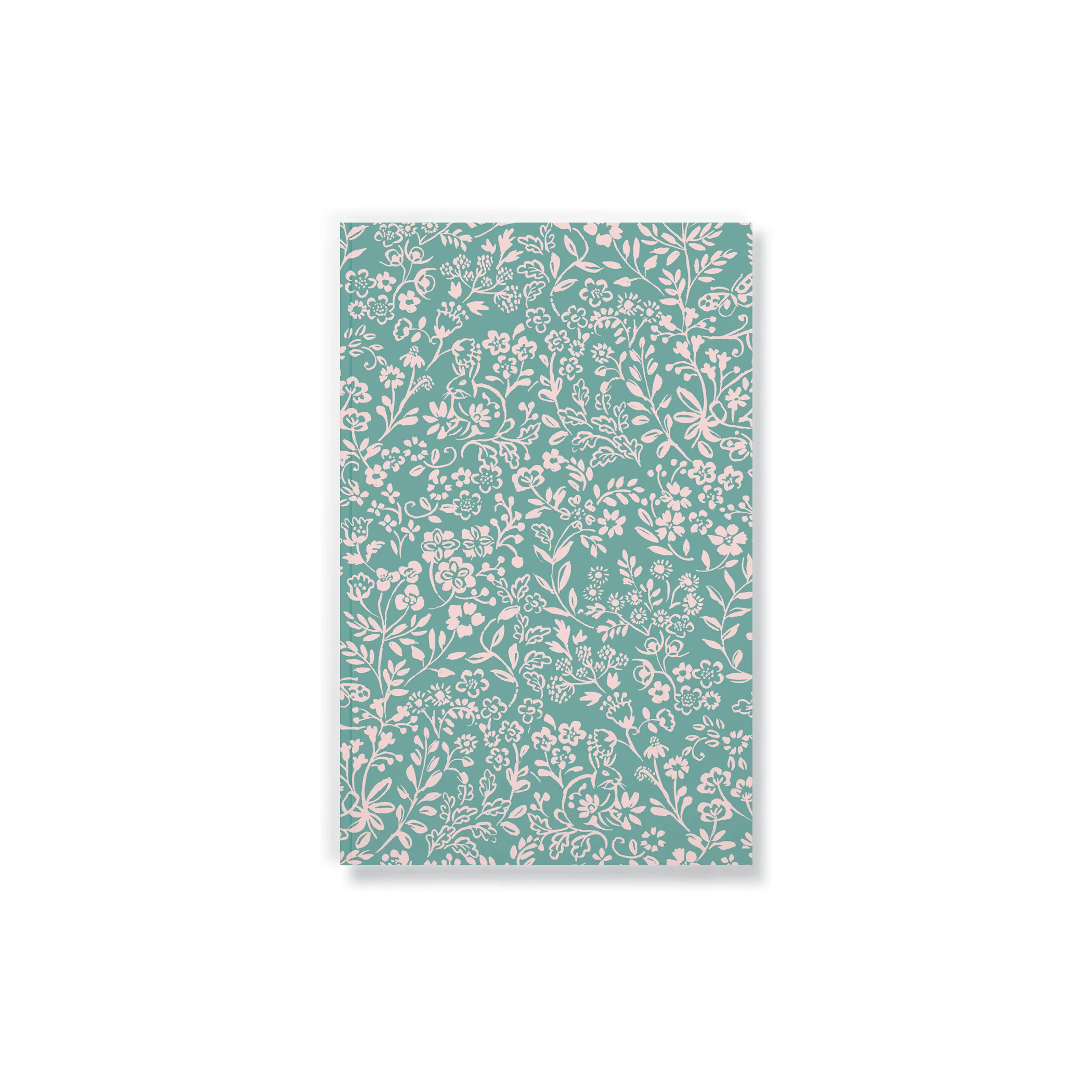 Green Meadow Bunnies Layflat Notebook