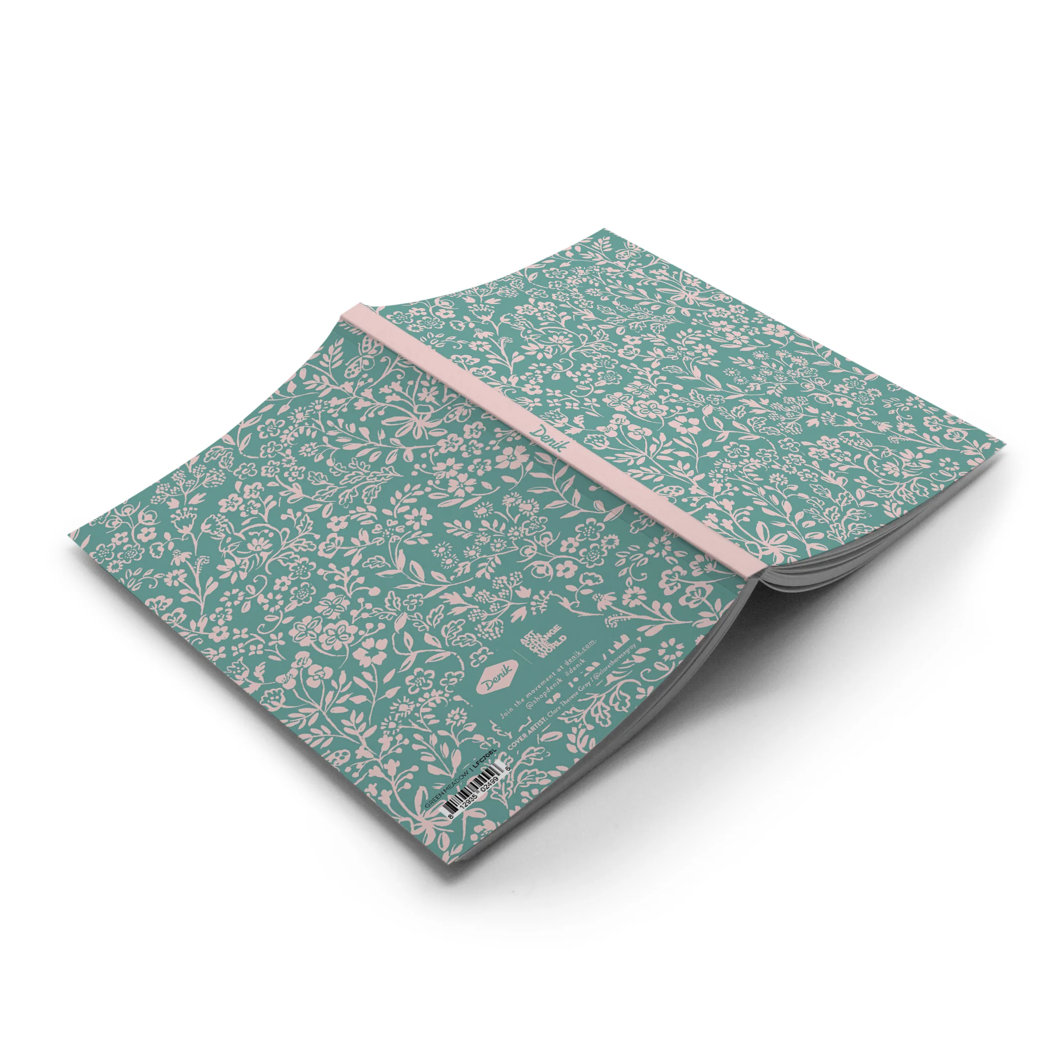 Green Meadow Bunnies Layflat Notebook - Image 2