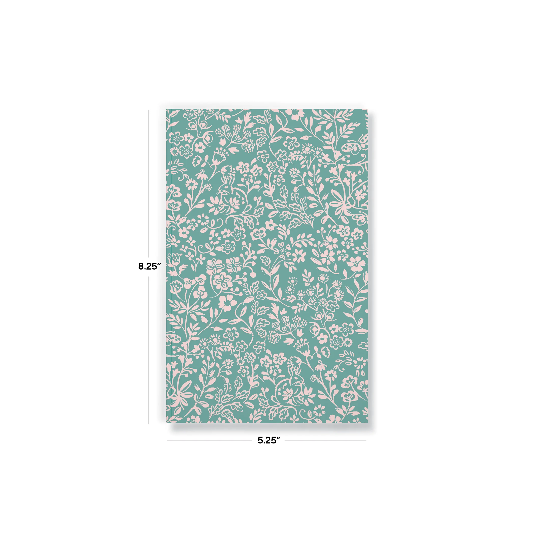 Green Meadow Bunnies Layflat Notebook - Image 4