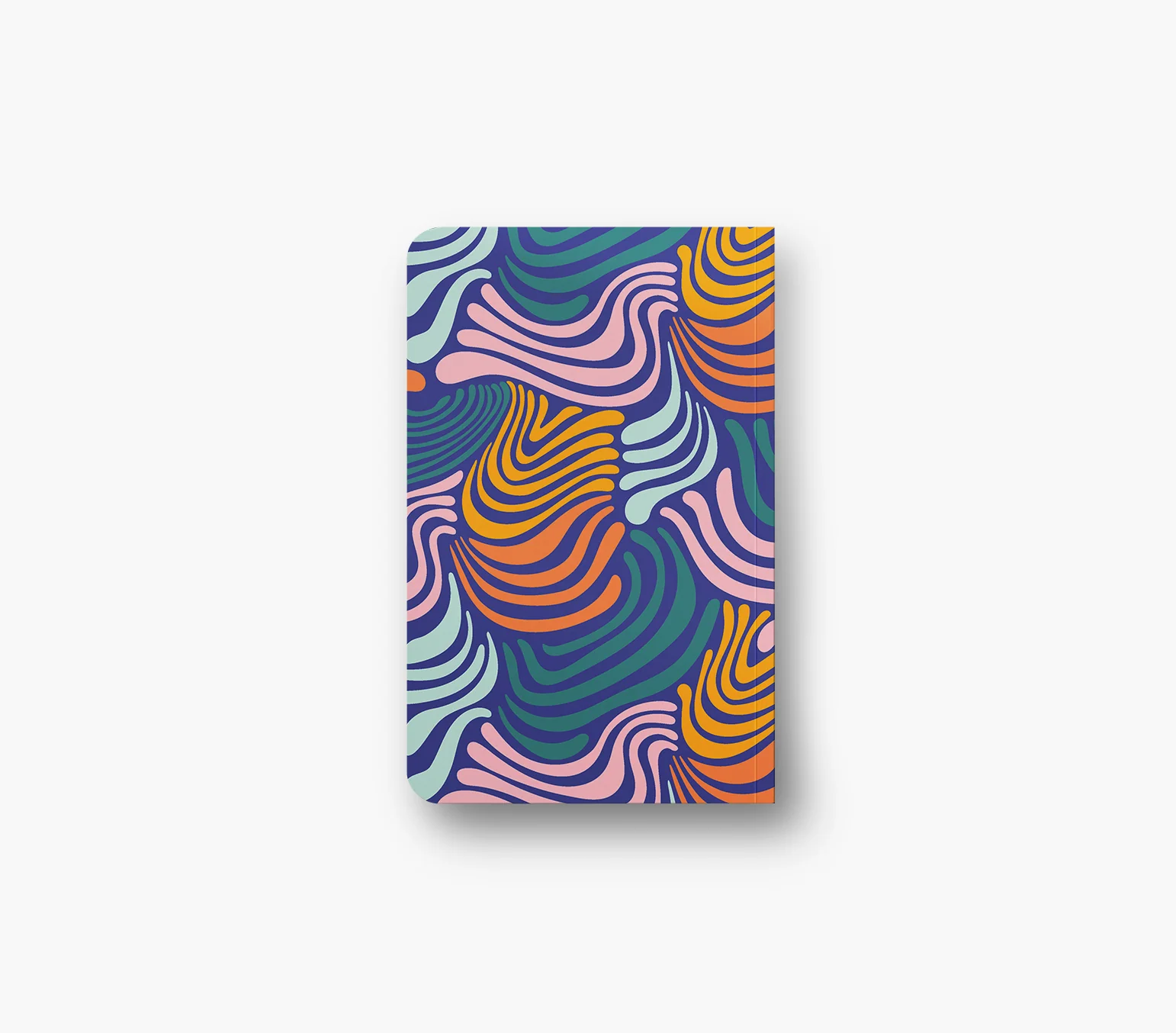 Groovy Moves Silver Foil Classic Layflat Notebook - Image 2