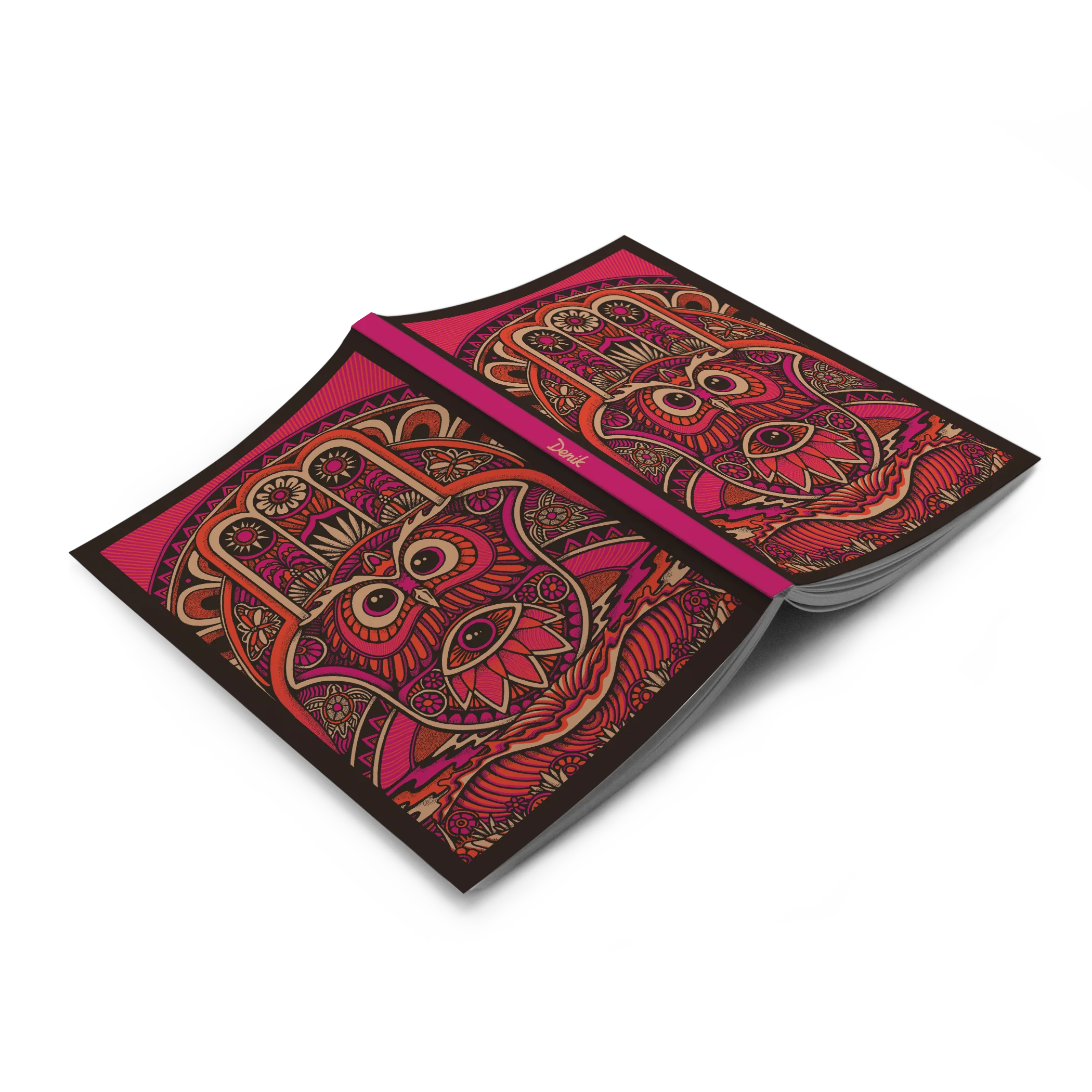 Hamsa Owl Classic Layflat Notebook - Image 2