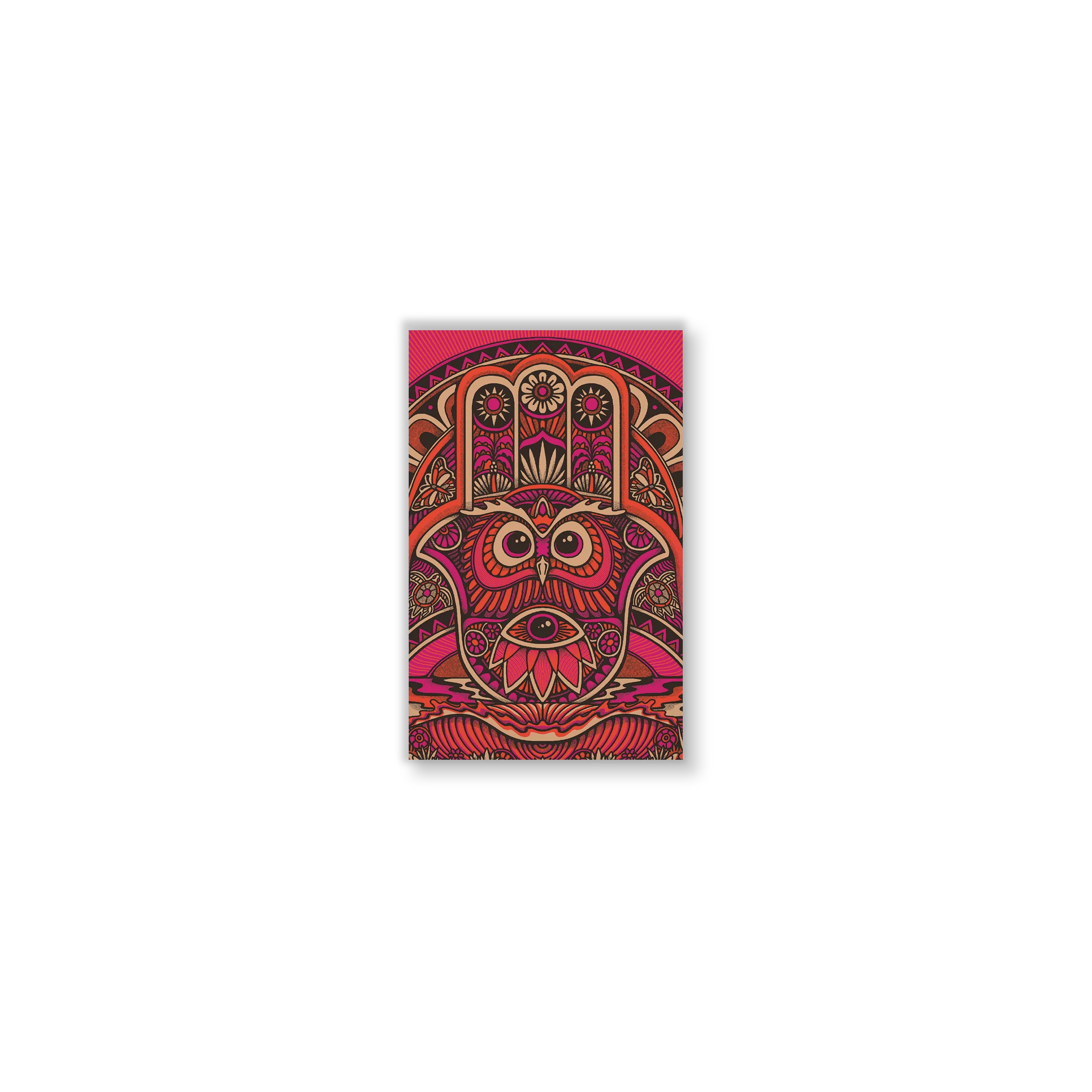 Hamsa Owl Pocket Notebook