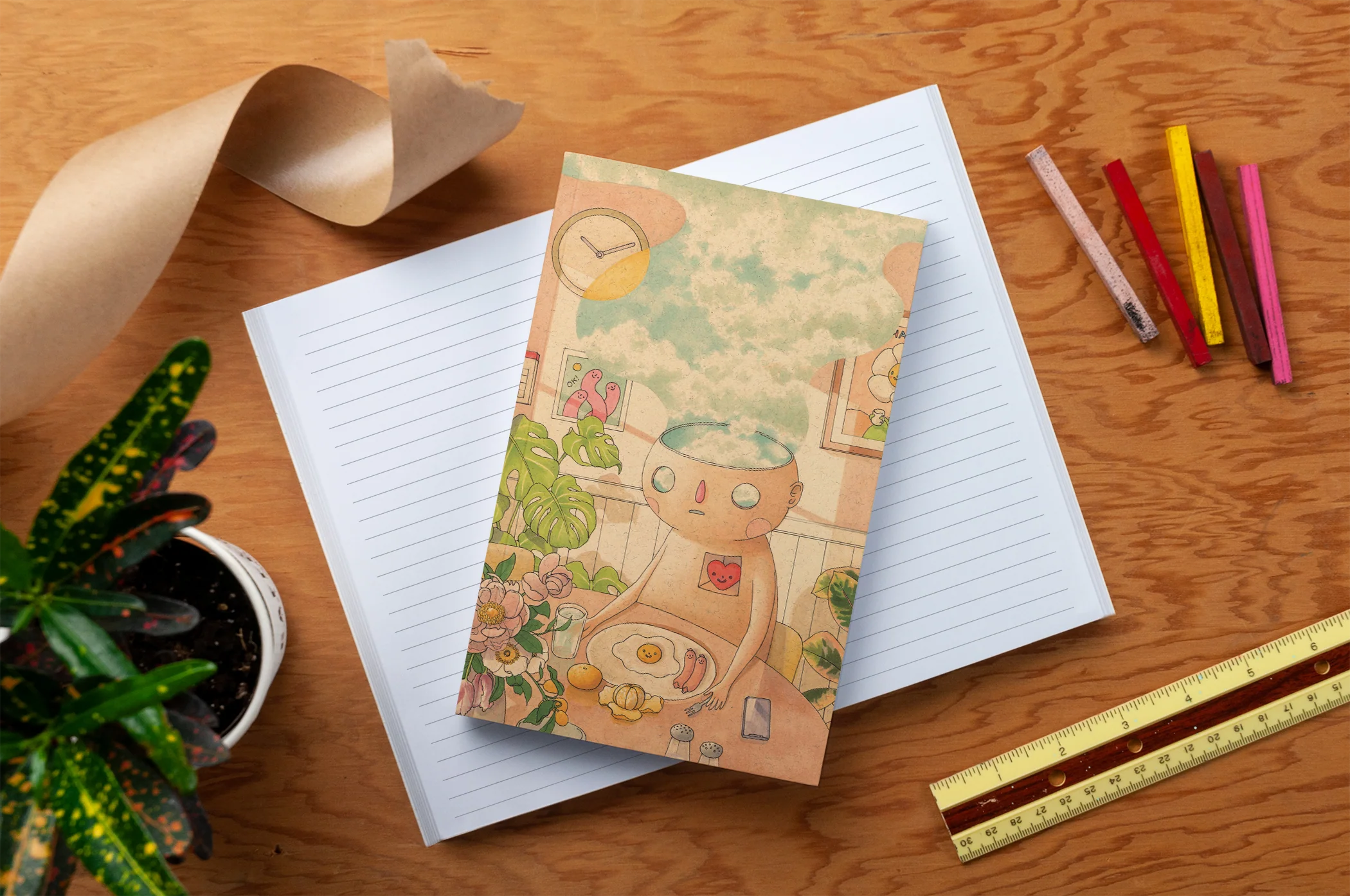 Happy Classic Layflat Notebook - Image 4