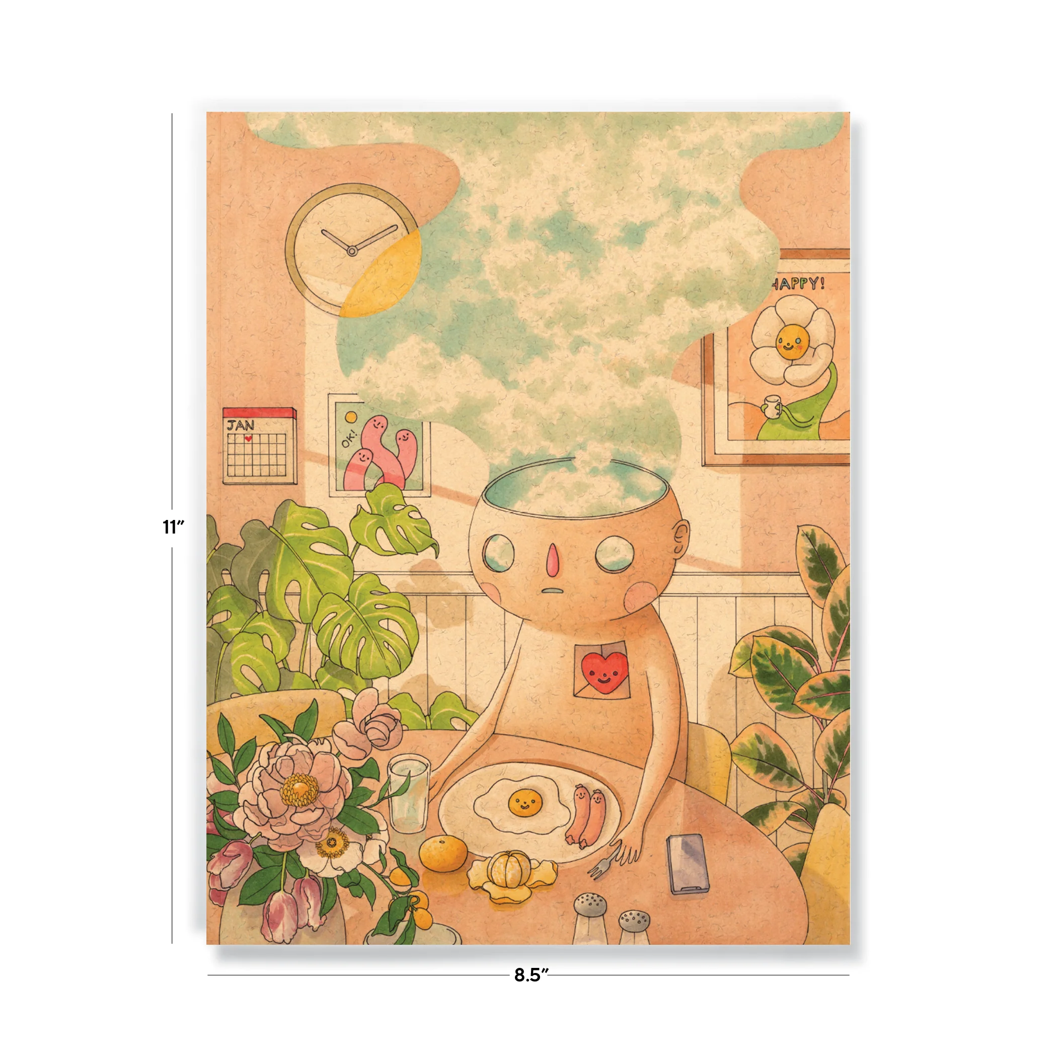 Happy Large Layflat Notebook - Image 3