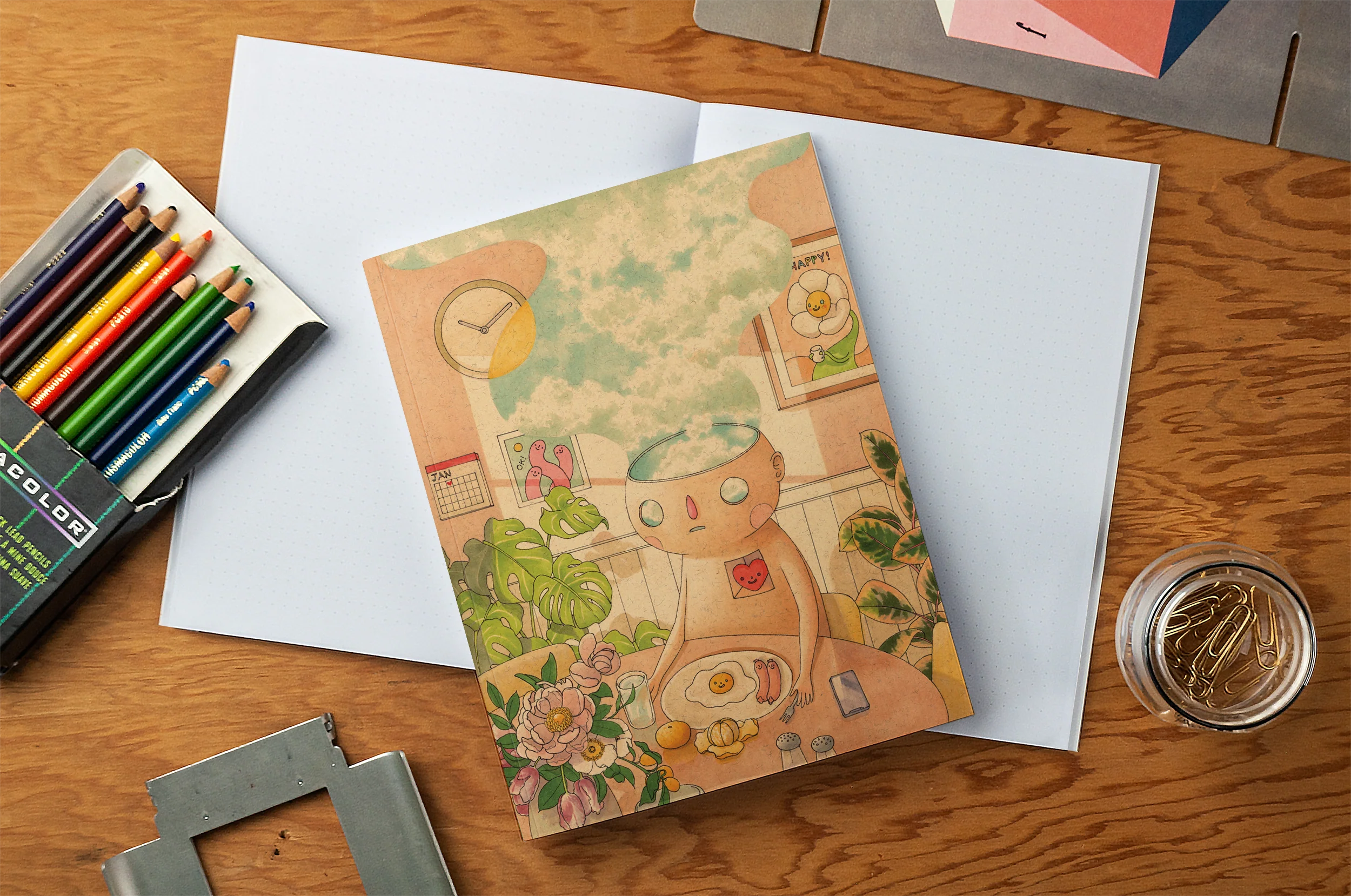 Happy Medium Layflat Notebook - Image 4