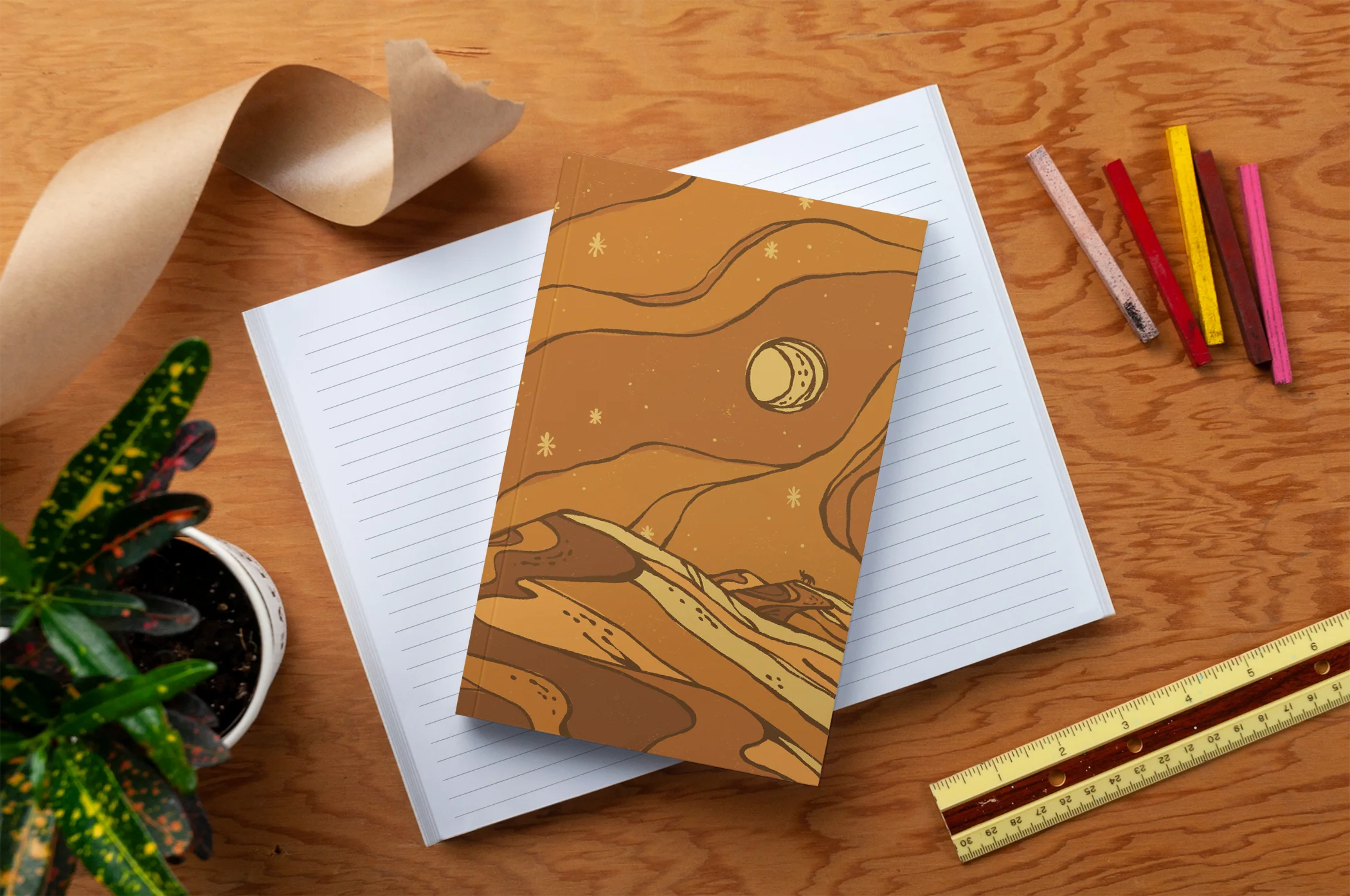 Honey Dunes Classic Layflat Notebook - Image 4