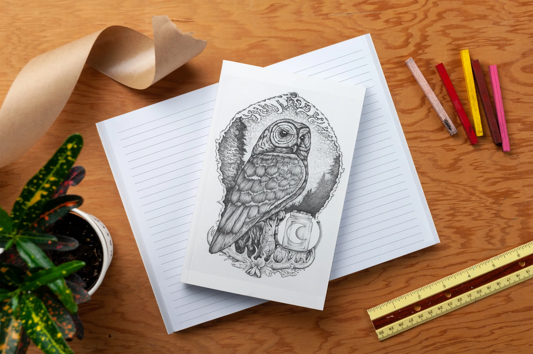 Illuminated Evermore Classic Layflat Notebook - Image 4