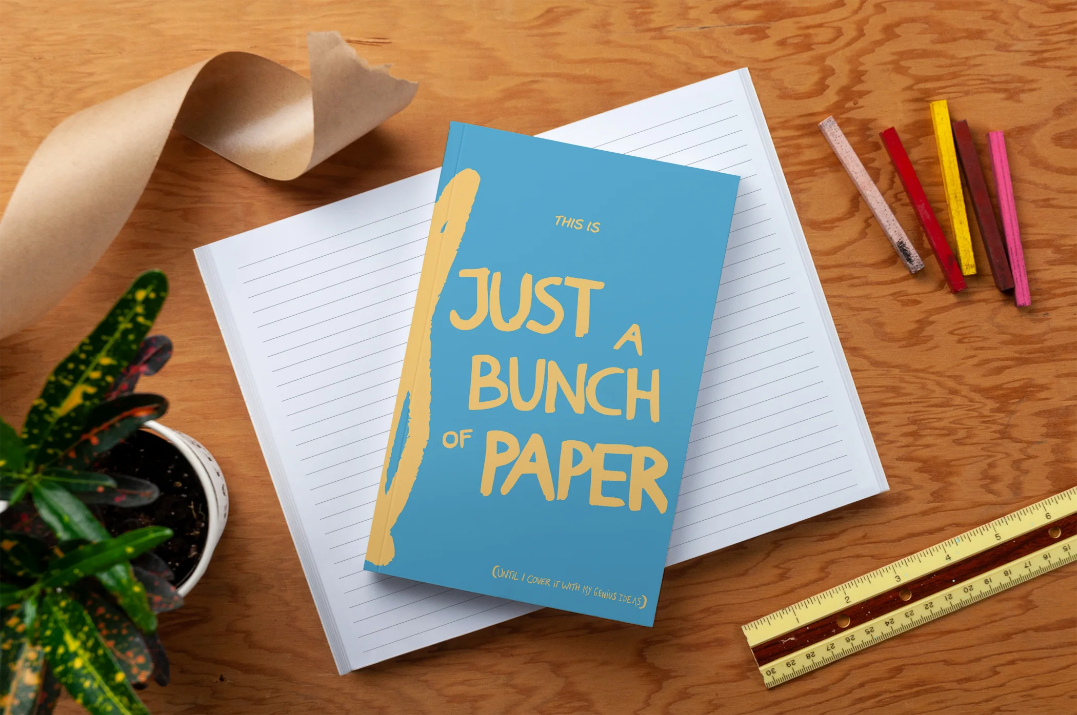 Just A Bunch Of Paper Classic Layflat Notebook - Image 3