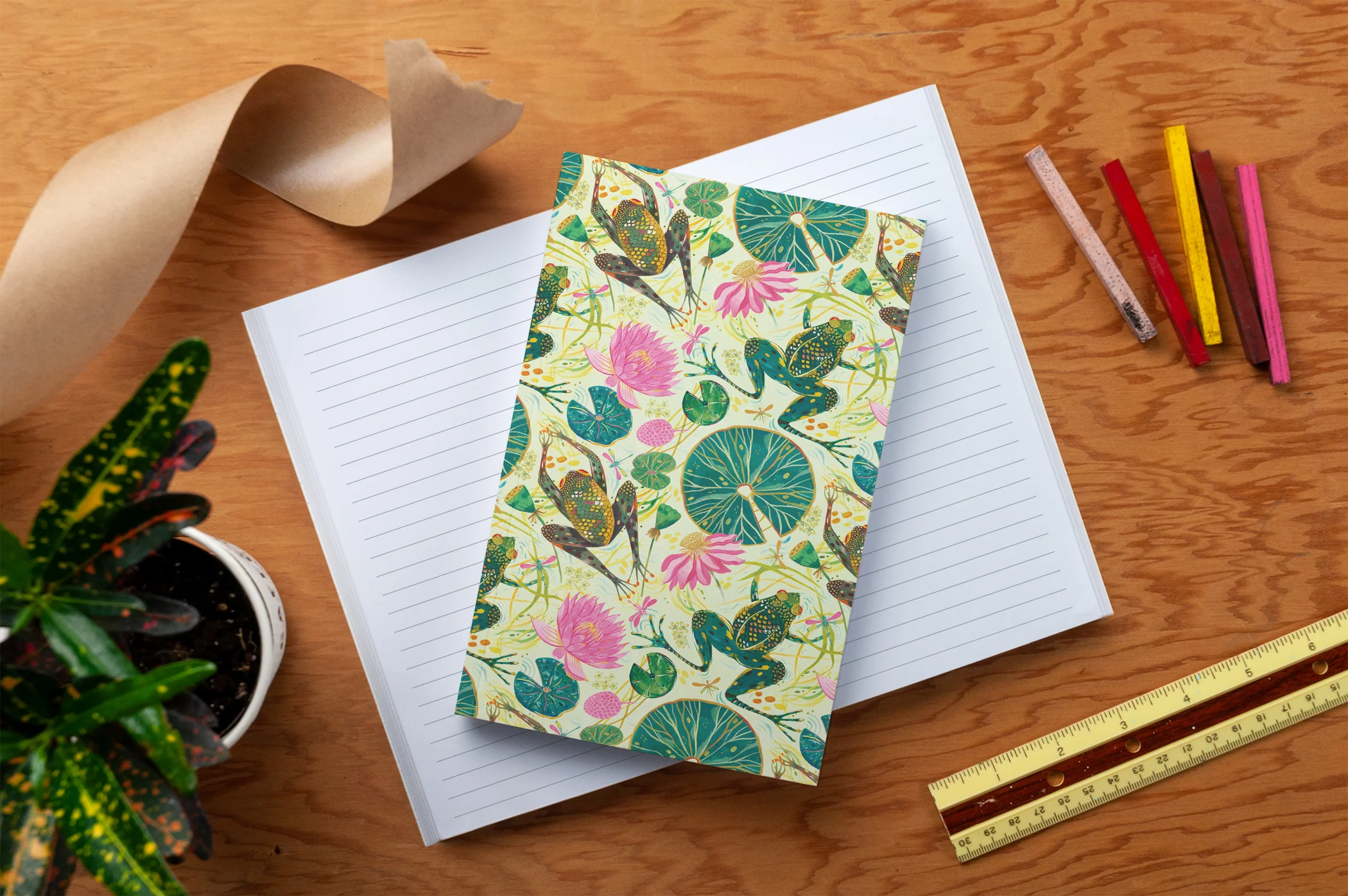 Leap Year Frogs Classic Layflat Notebook - Image 4