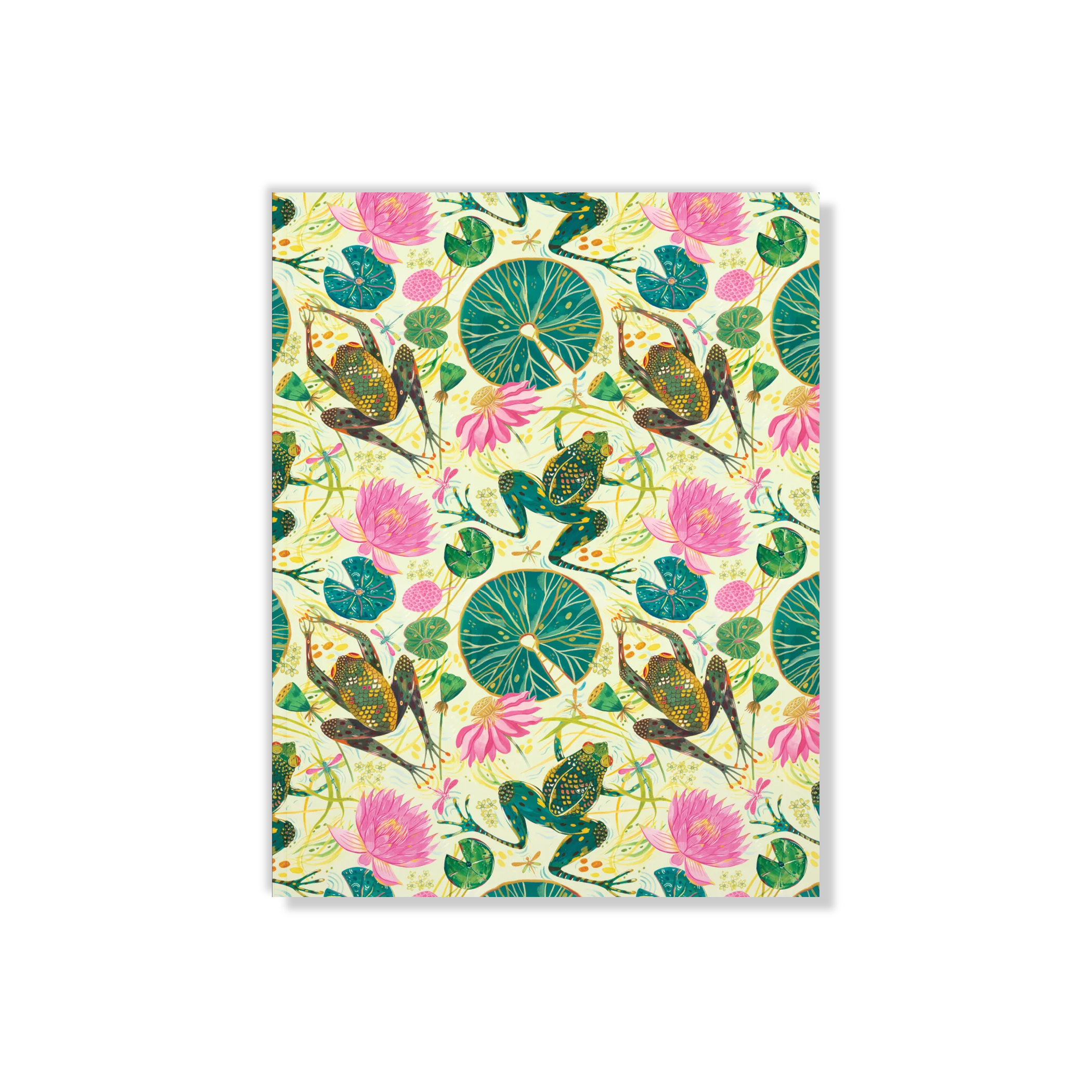 Leap Year Frogs Medium Layflat Notebook